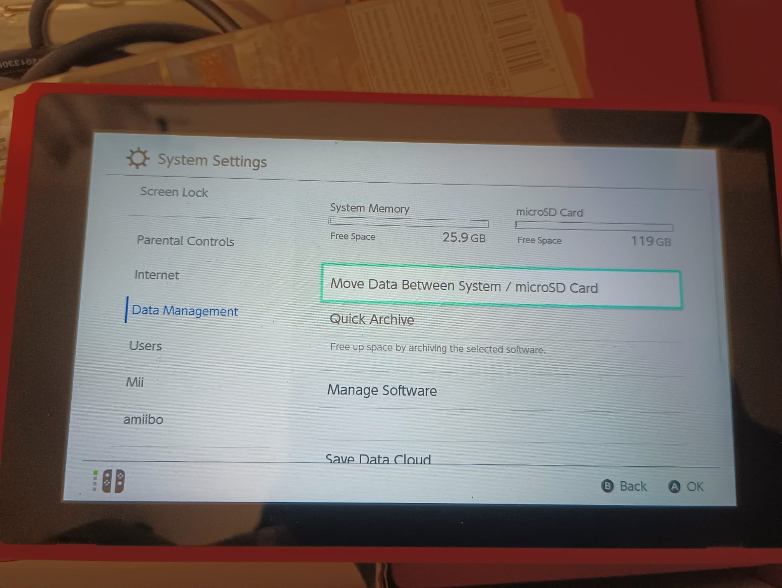 Nintendo Switch Console Mario Red Blue Edition 32GB + 128gb + Final Fantasy Twin