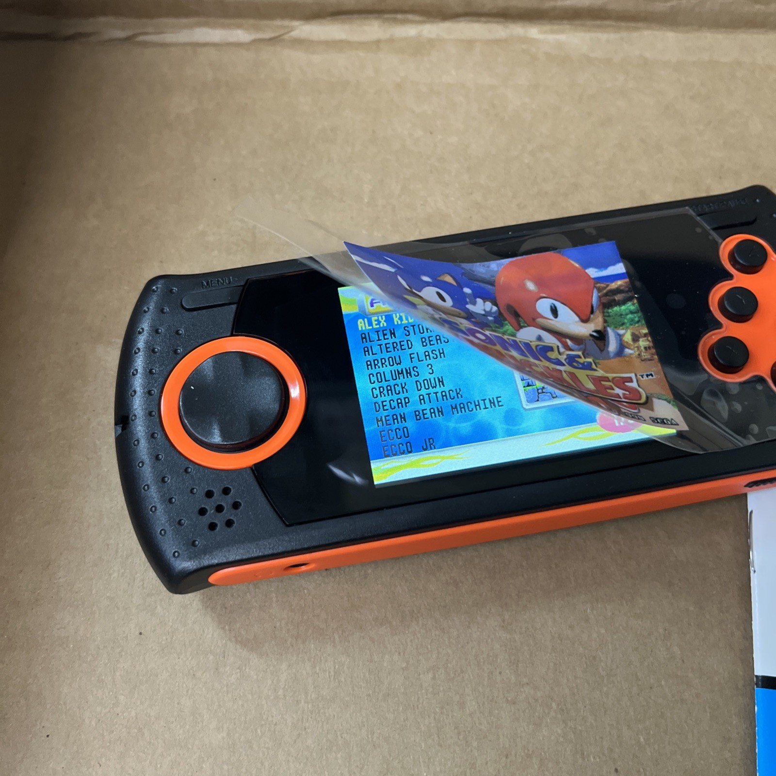 AT Games Sonic Portable Player 2.8” Color LCD Display 20 Games – New, Rare Item!