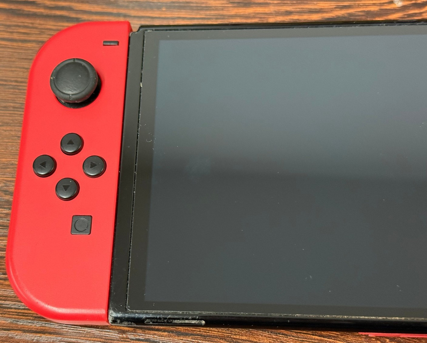 Nintendo Switch OLED – Red Model – Fair Used Cond – Chipped Plastic – Works READ