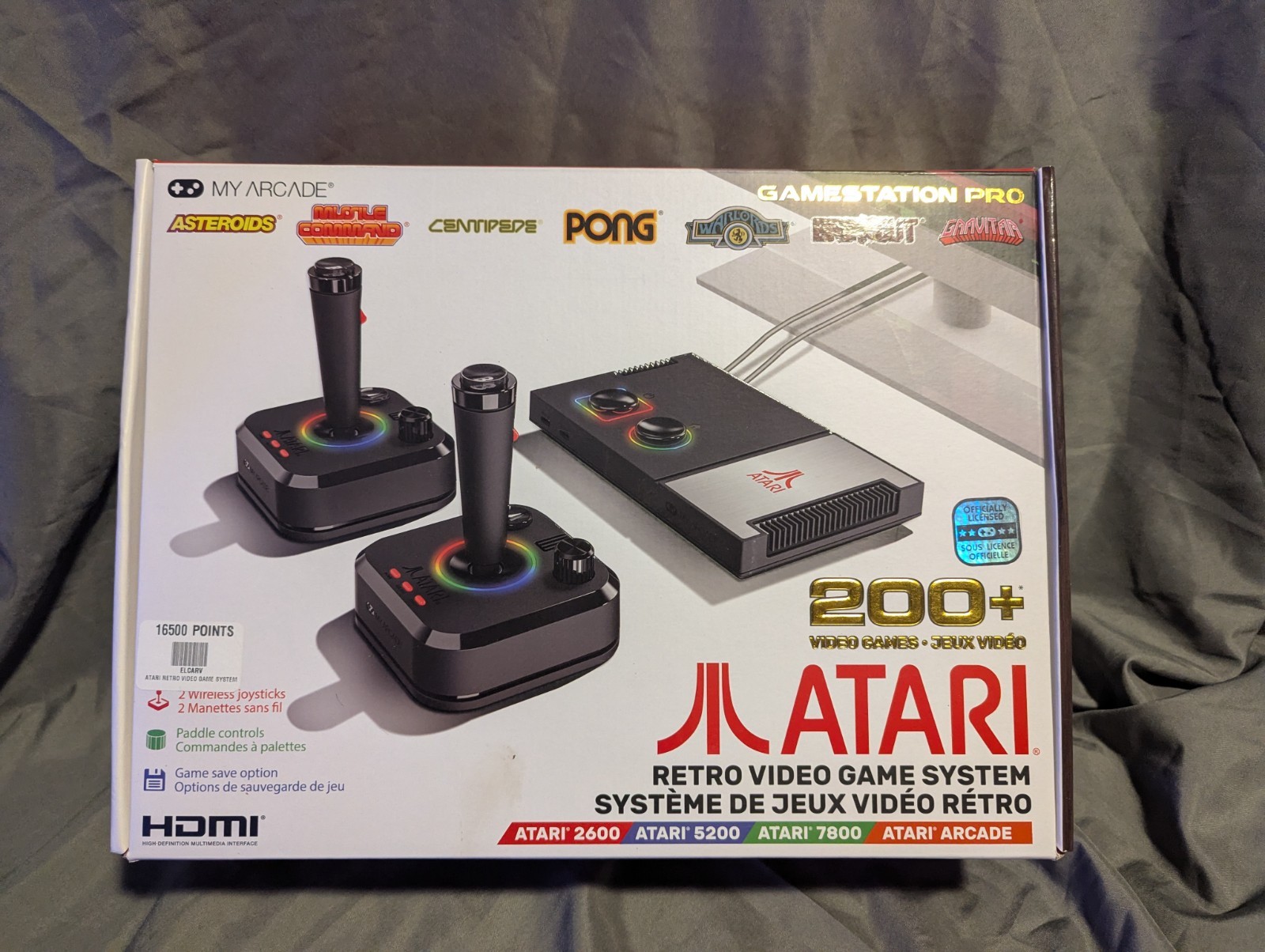 My Arcade Atari Gamestation Pro 200+ Video Games – Retro Video Game Syst