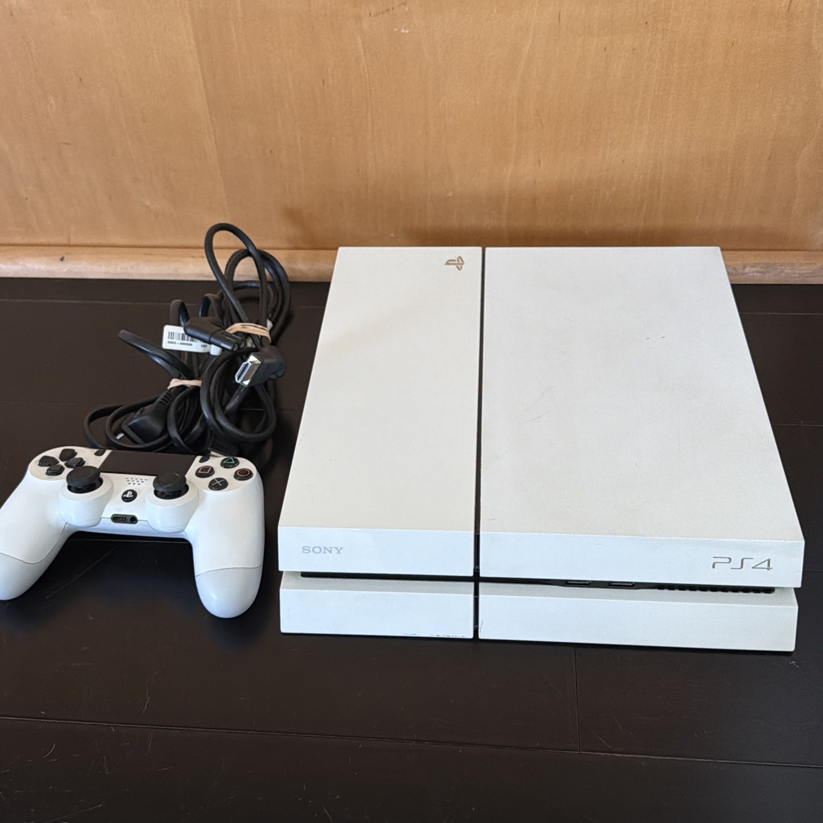 Sony PlayStation 4 PS4 White 500GB Video Game Console Tested Working