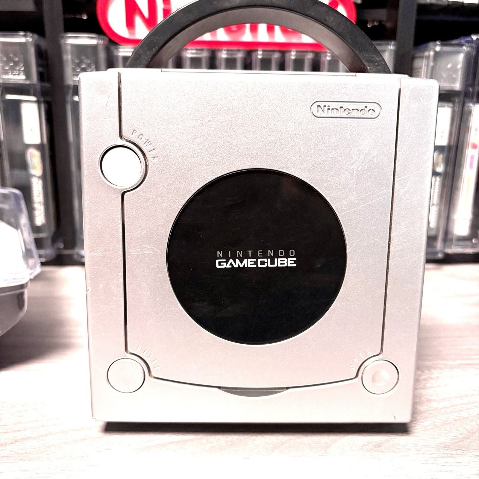 Platinum Nintendo GameCube Console Bundle System w New Controller & Hookups 2