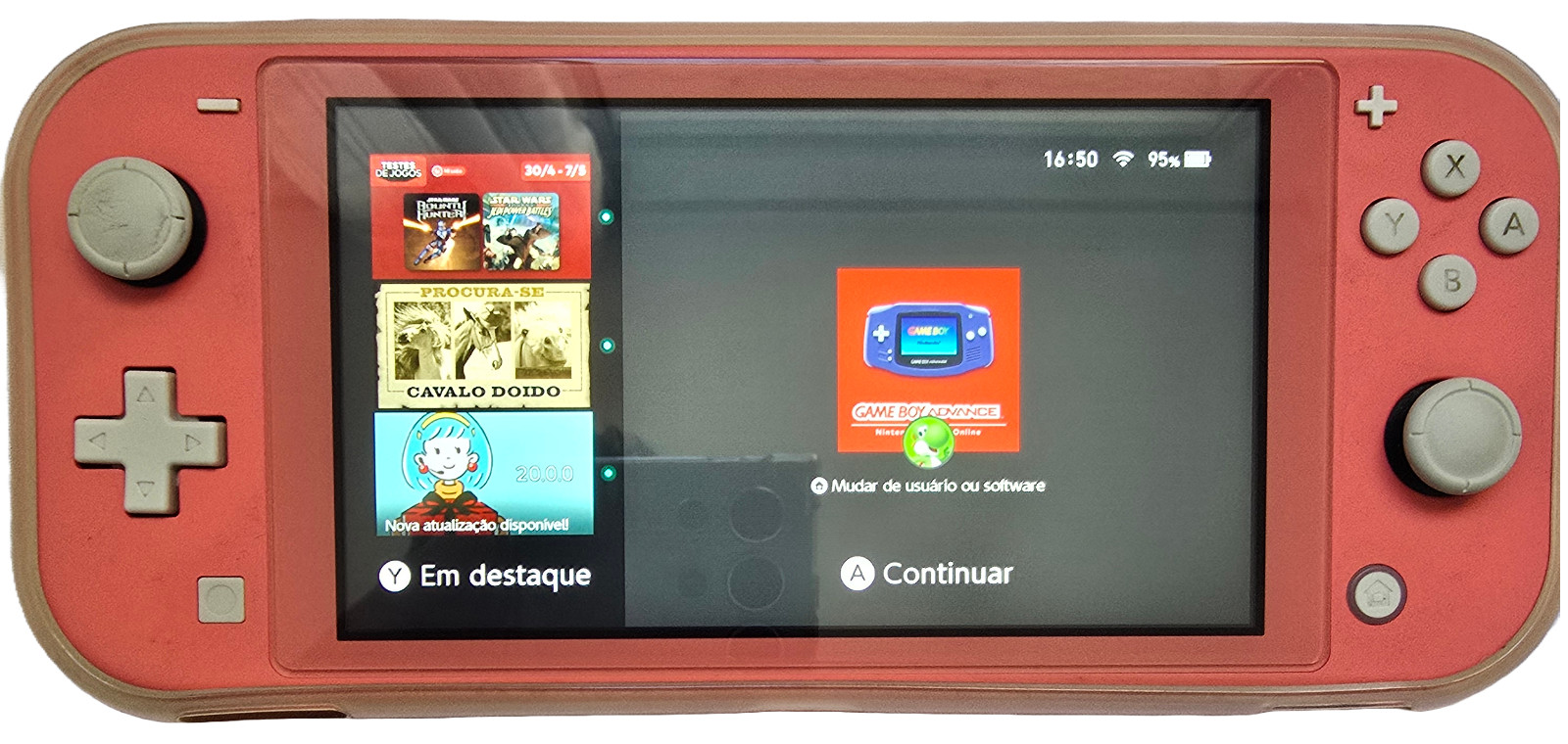 Nintendo® Switch™ Lite Coral, 5,5″, 32GB (Brazil Edition)
