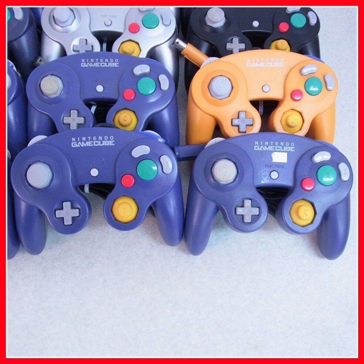 Junk Nintendo GameCube NGC Controller Random Vintage Lot of 20 Set