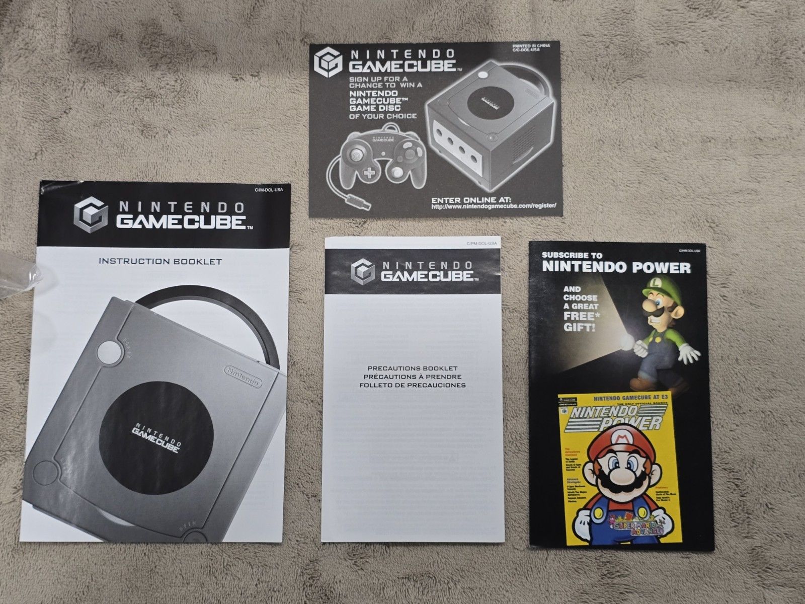 Nintendo Gamecube Limited Edition Platinum Complete in Box, MINTY, COLLECTIBLE