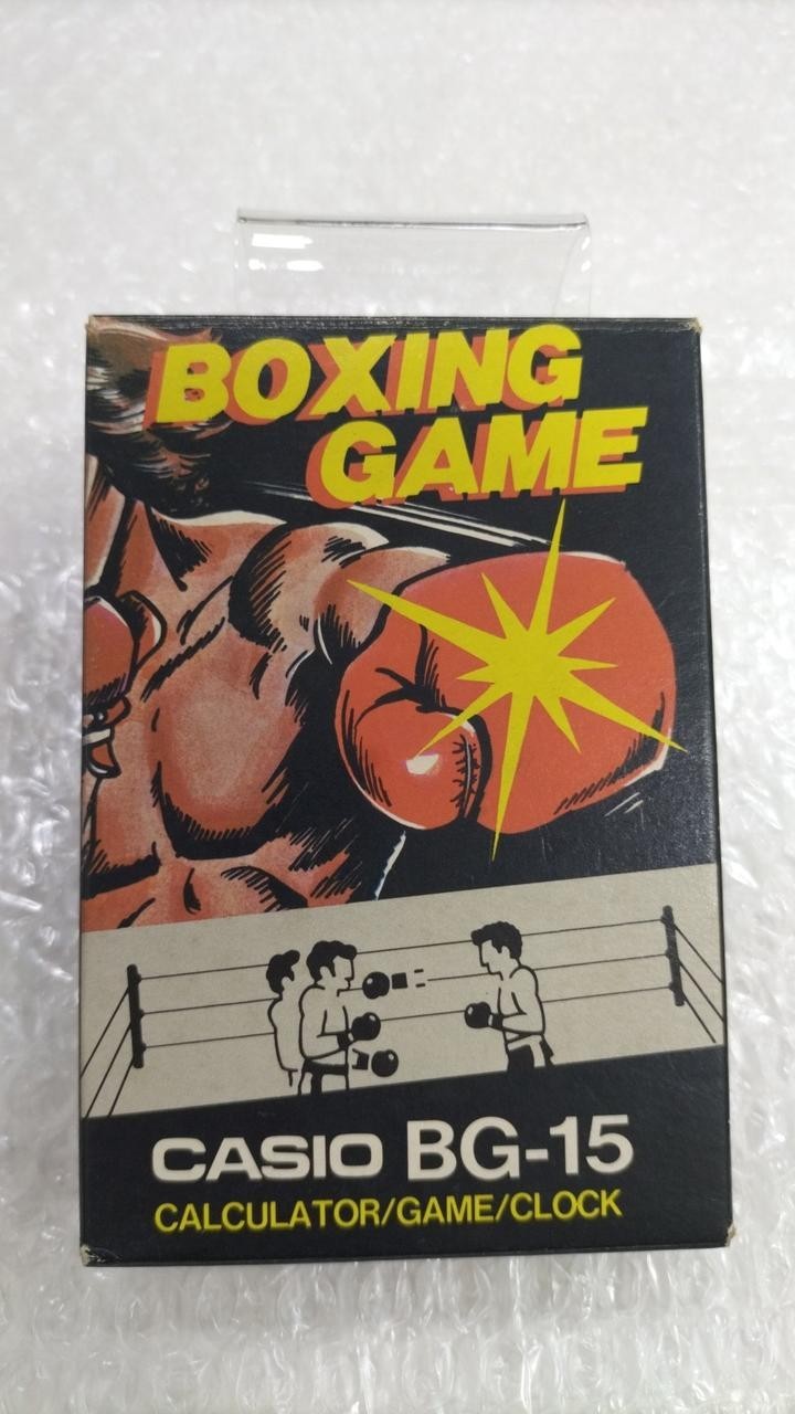 CASIO BG-15 Boxing Game Vintage Electronic Handheld Game Retro LCD