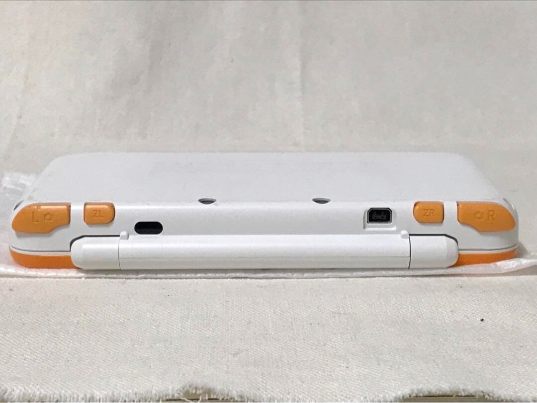 New Nintendo 2DS LL Console System White x Orange Region JAPAN import JP Used