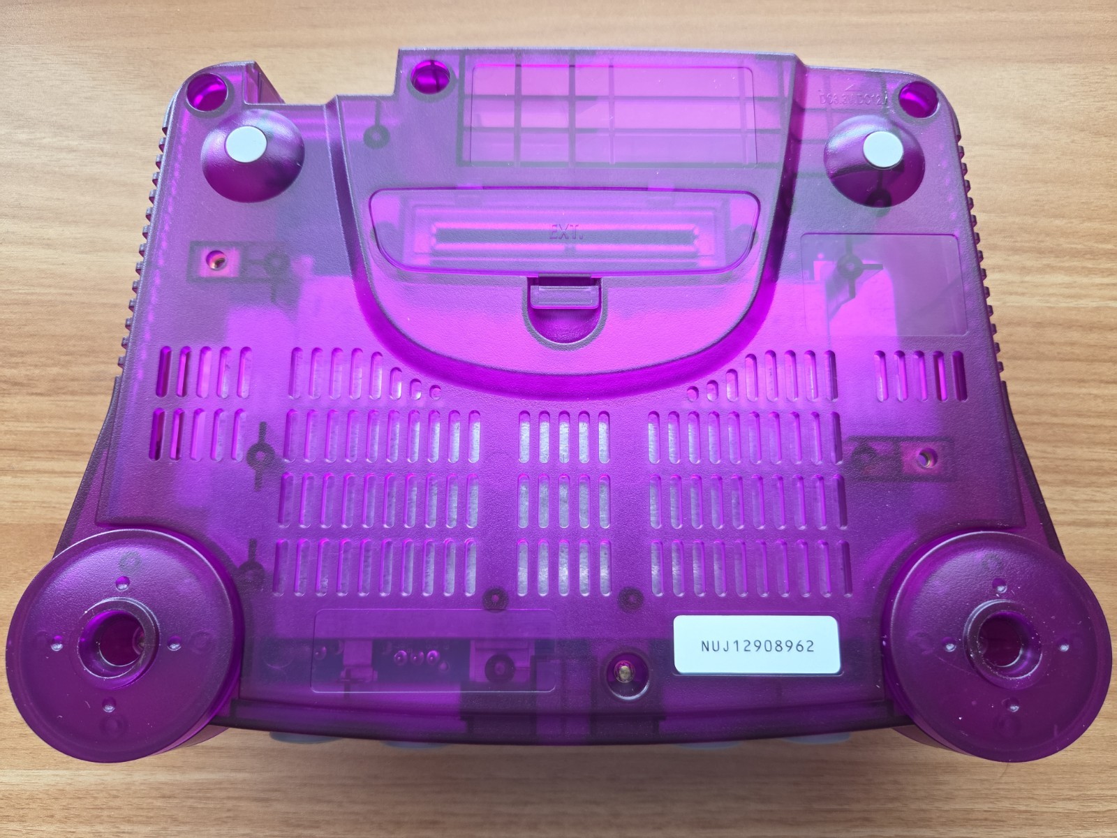 N64 Nintendo 64 clear Purple Funtastic Console Re-Shelled Region Free