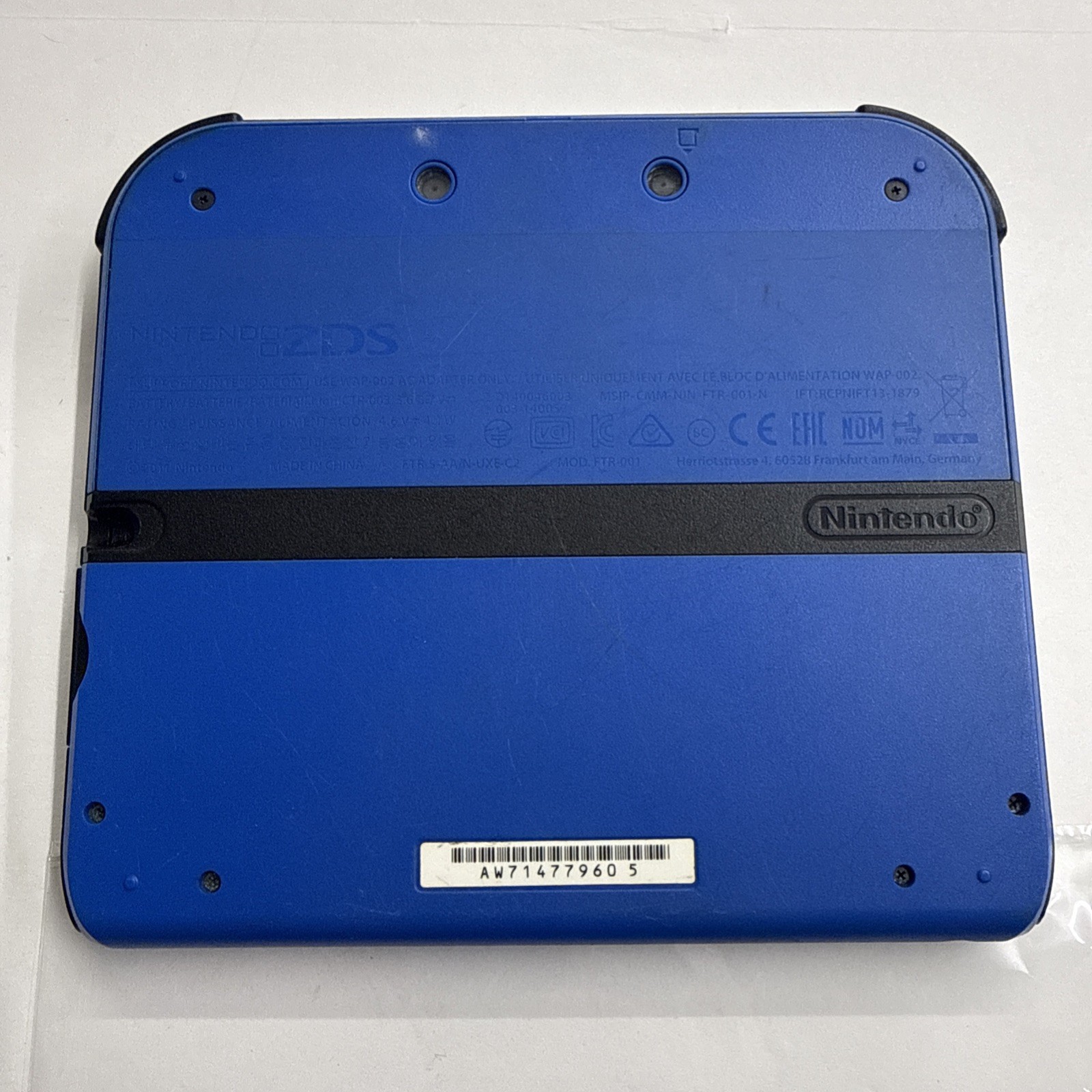 3ds – Electric Blue Console Nintendo 2ds Handheld Video Game Console