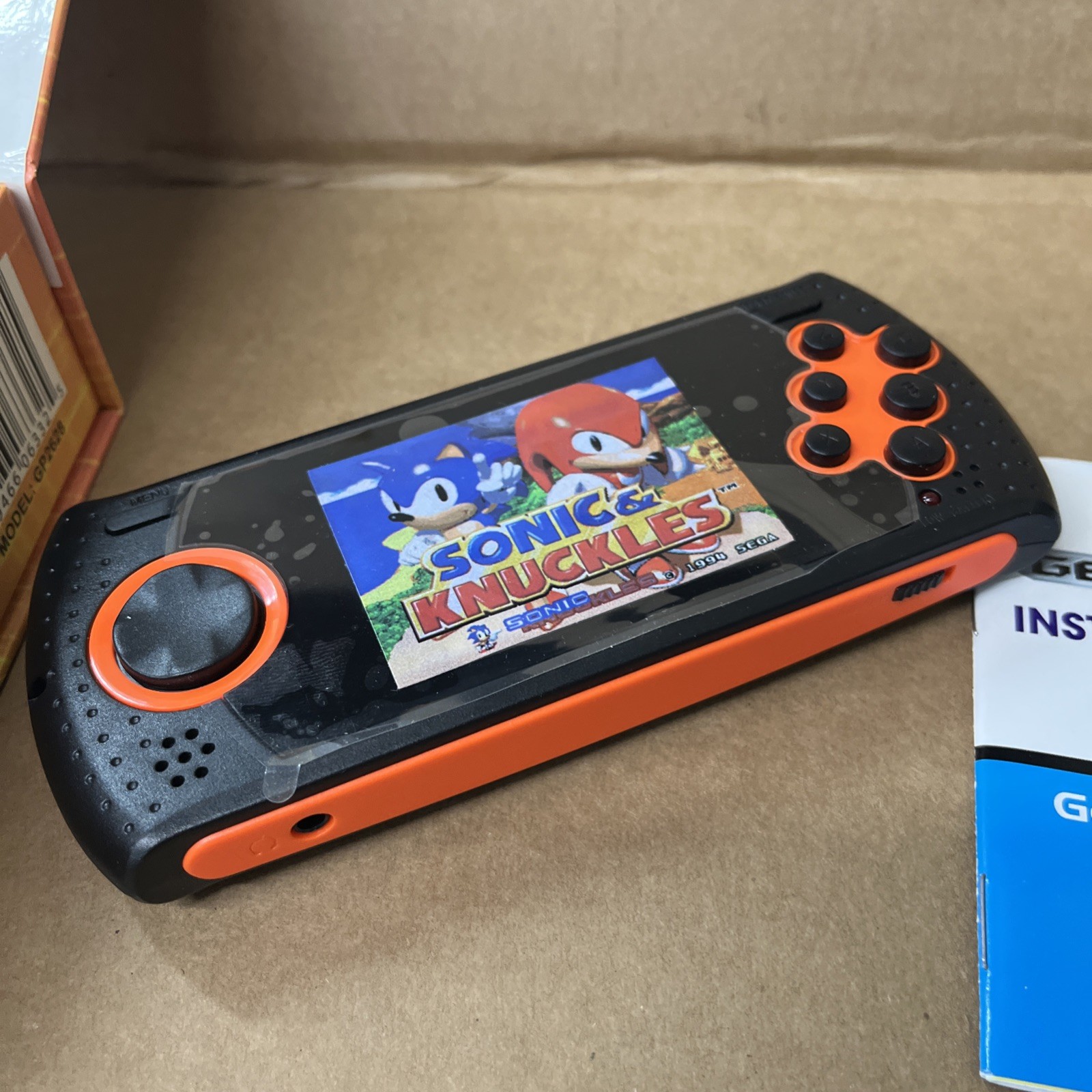 AT Games Sonic Portable Player 2.8” Color LCD Display 20 Games – New, Rare Item!