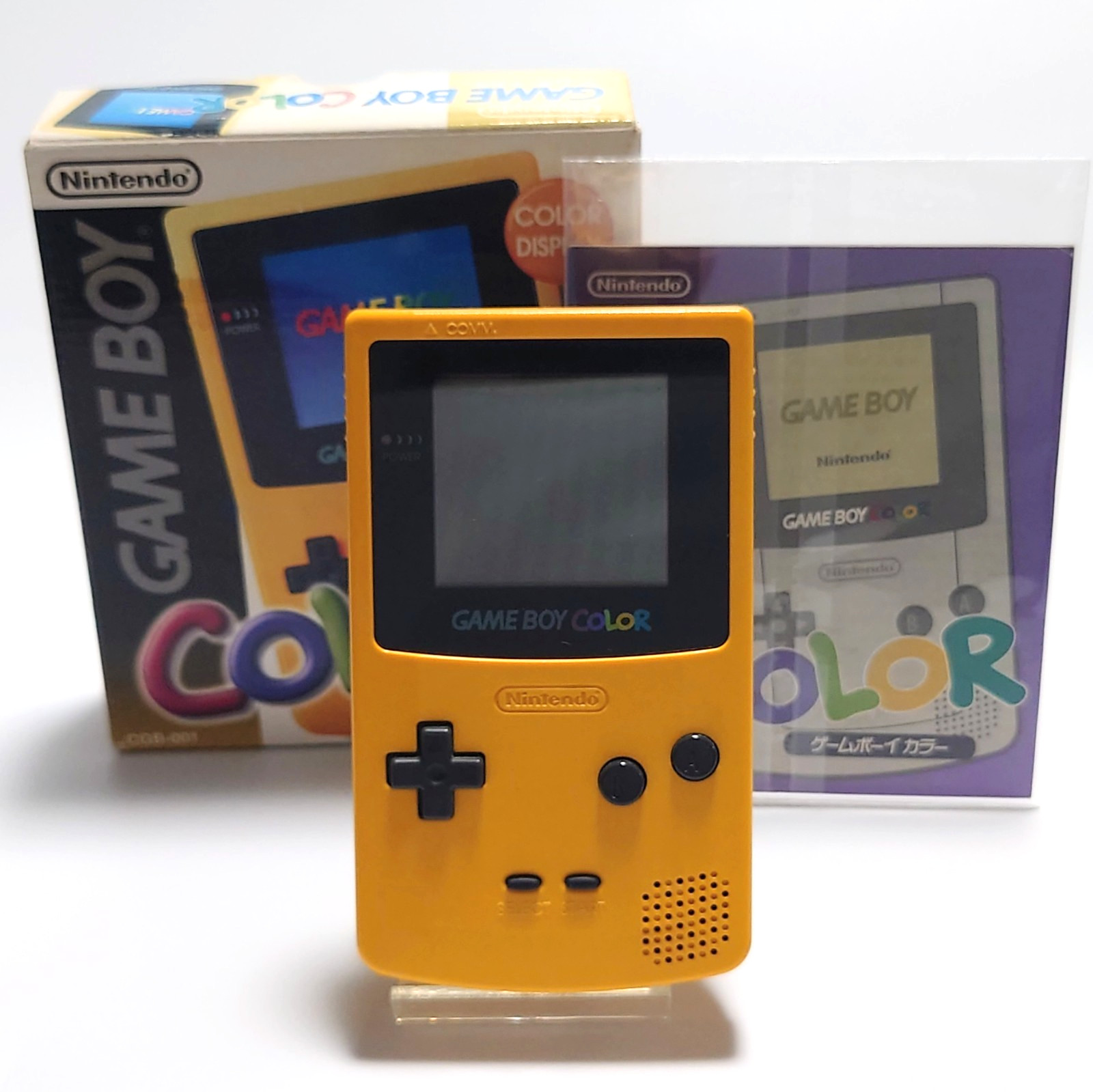 Nintendo Gameboy Color GB Pocket Printer Pikachu Camera Yellow w/Box Set Japan