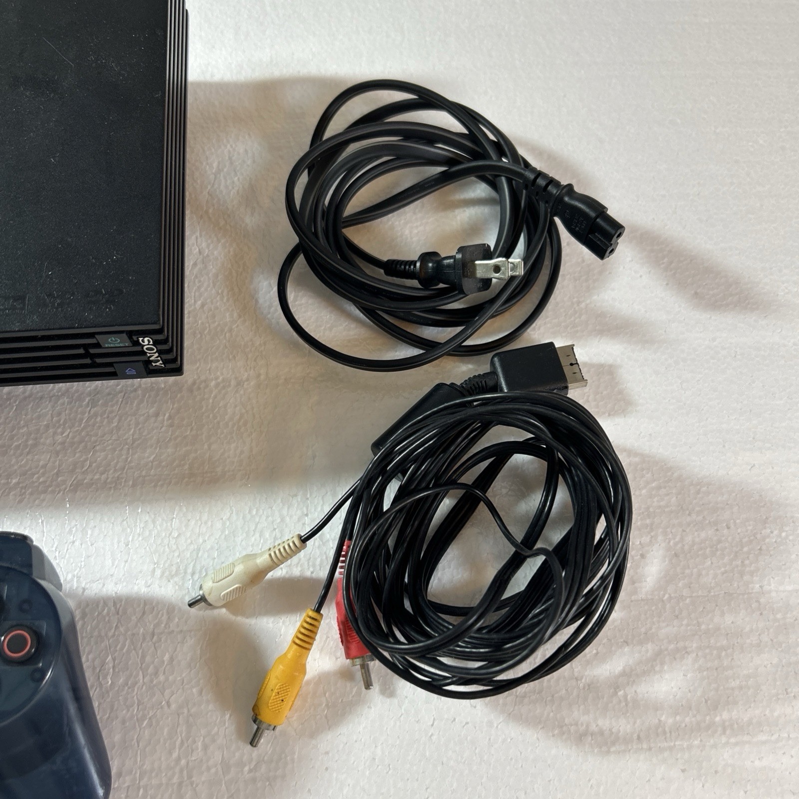 Sony PlayStation 2 PS2 Fat Console SCPH-39001 Bundle Controller + Memory Card