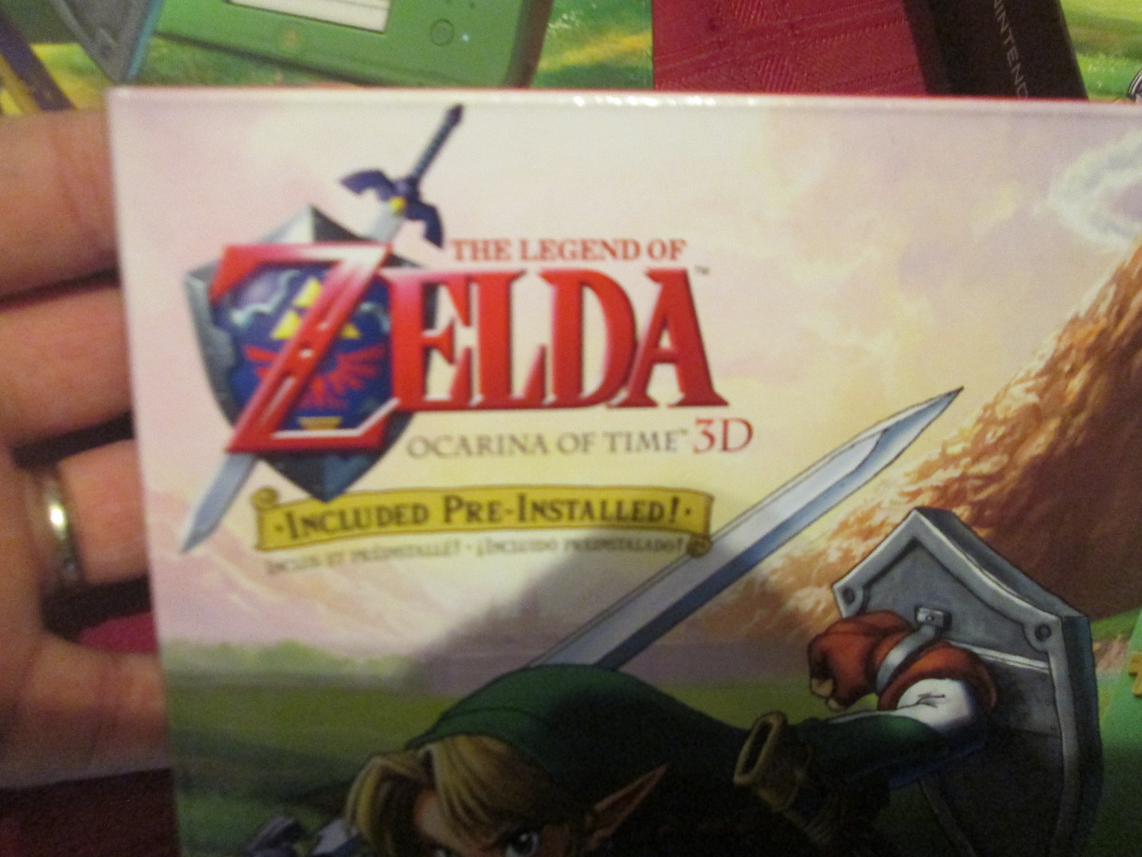 Nintendo 2DS CONSOLE Link Edition The Legend of Zelda Ocarina Time 3D NEW