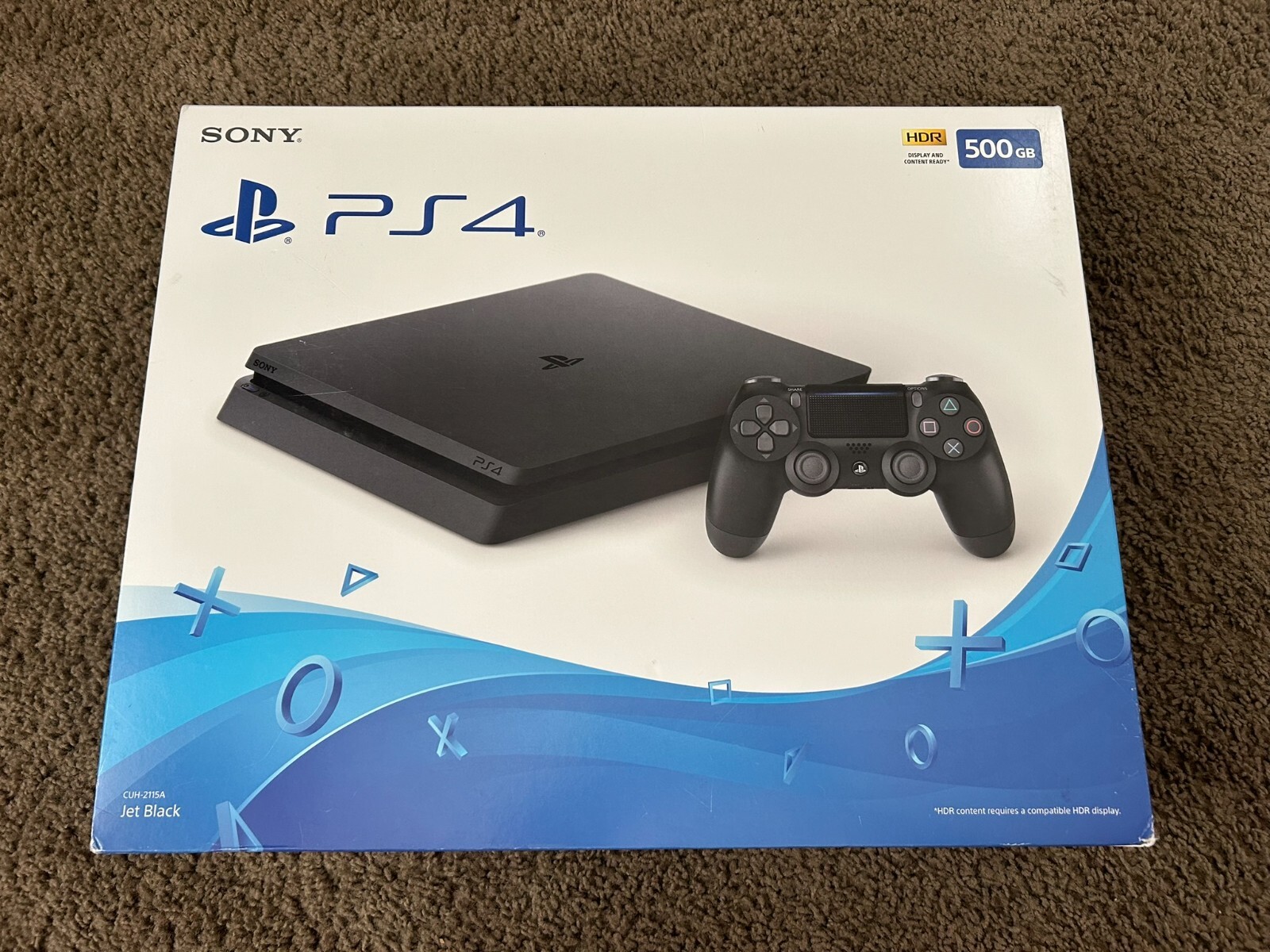 NEW Sony PlayStation 4 Slim 500GB Console PS4 System Black CUH-2115A