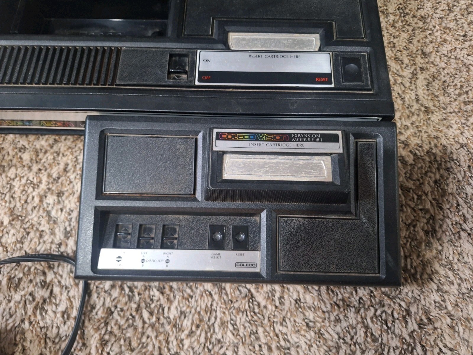 Colecovision Console Bundle Controllers Power Supply As-Is