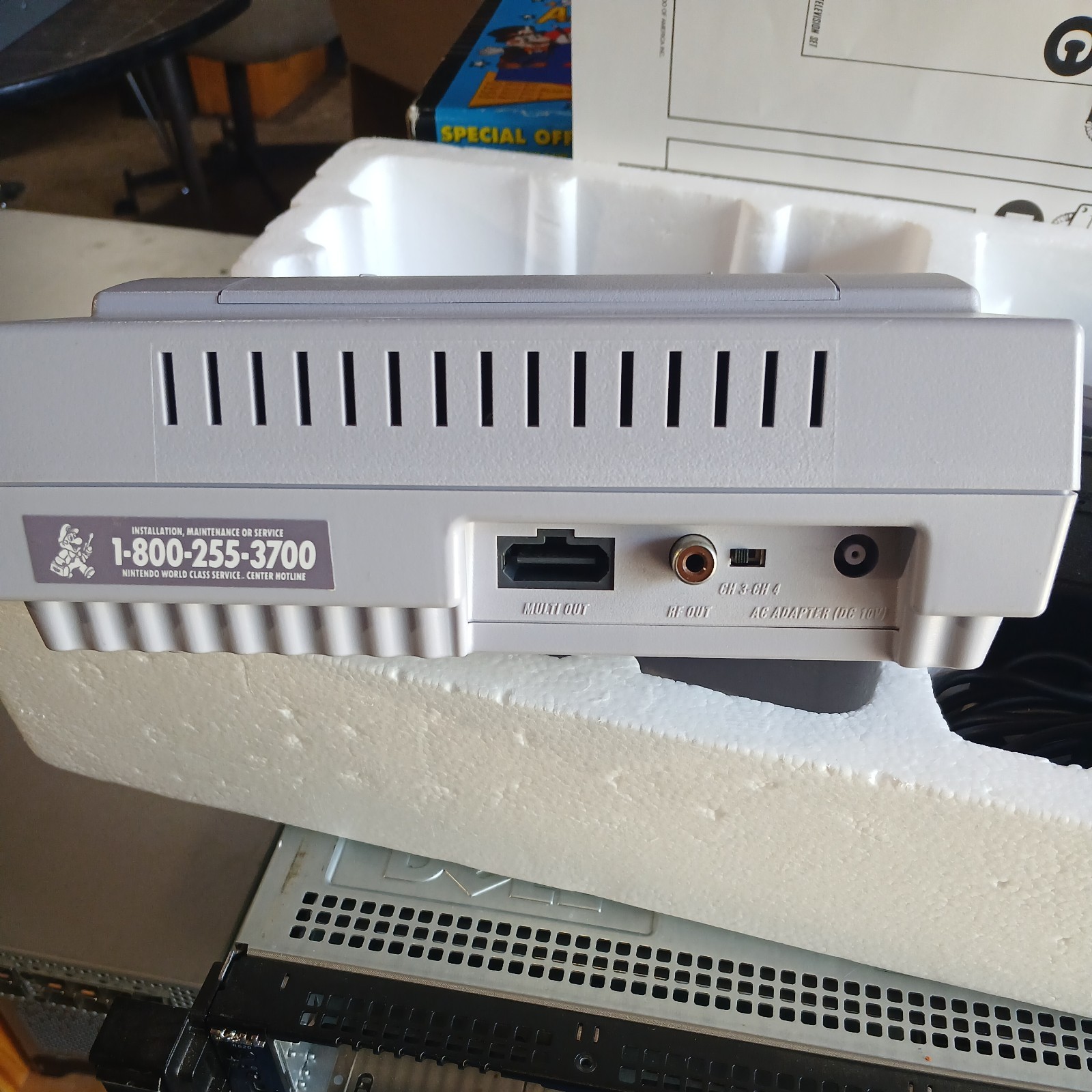 Nintendo Super NES Super set practically new manuals and all no games in box