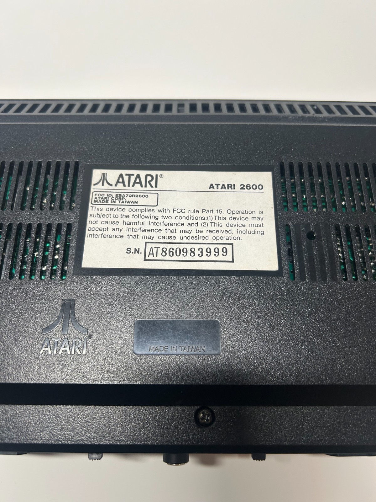 Atari 2600 JR Console AV Composite Mod Recapped Combat Controller Lot Tested