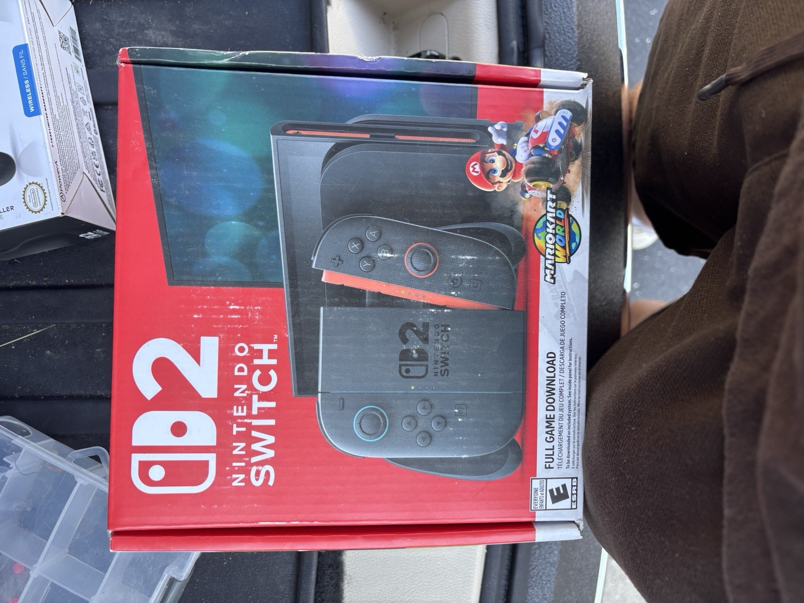 NEVER OPENED Nintendo Switch 2 Black Blue/Red Joy-Con 256GB Full Game Download