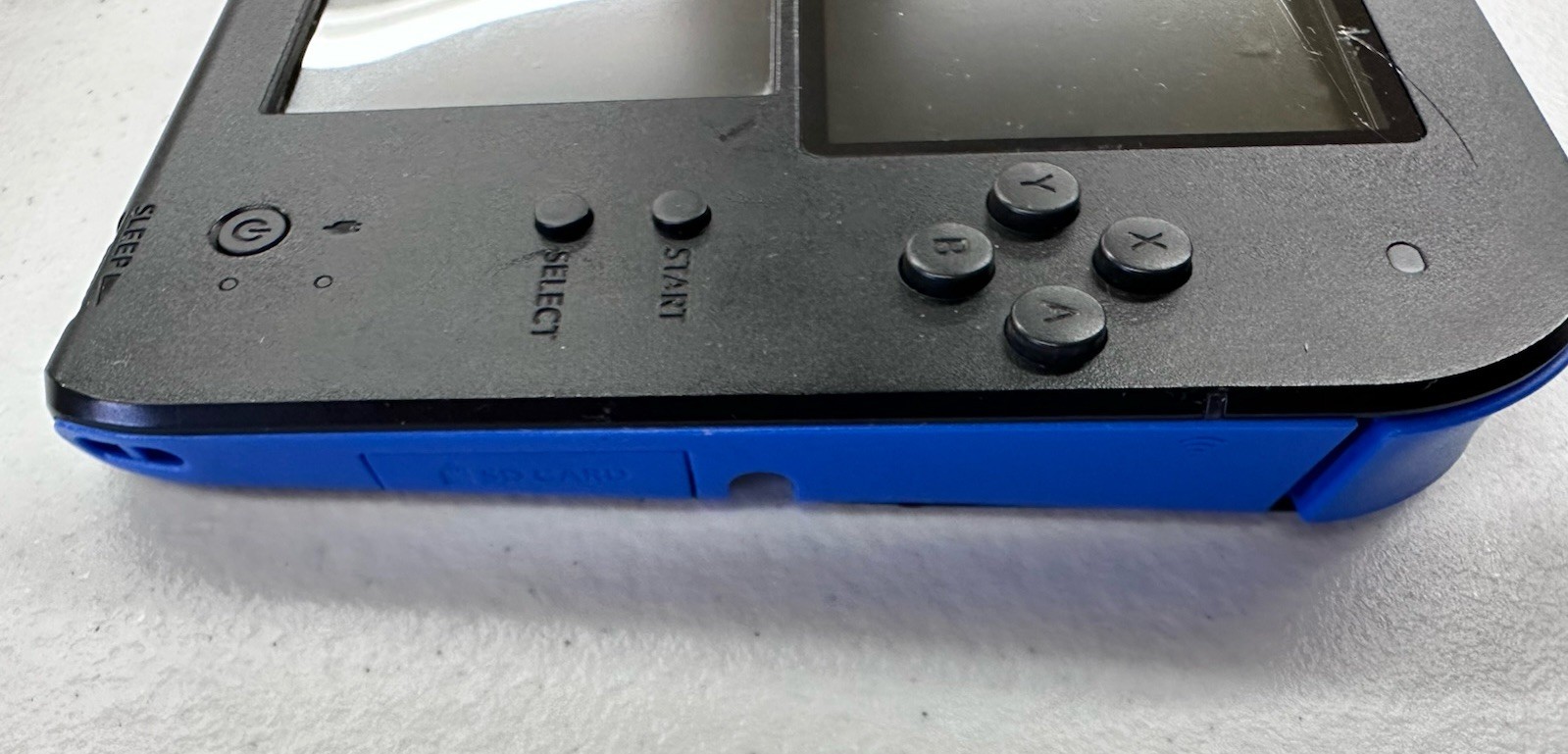 Nintendo 2DS Handheld Console Bundle W/ Charger, Black/Blue FTR-001