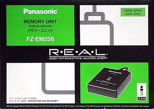 Panasonic 3DO REAL Memory Unit FZ-EM256 with Box Tested Working from Japan