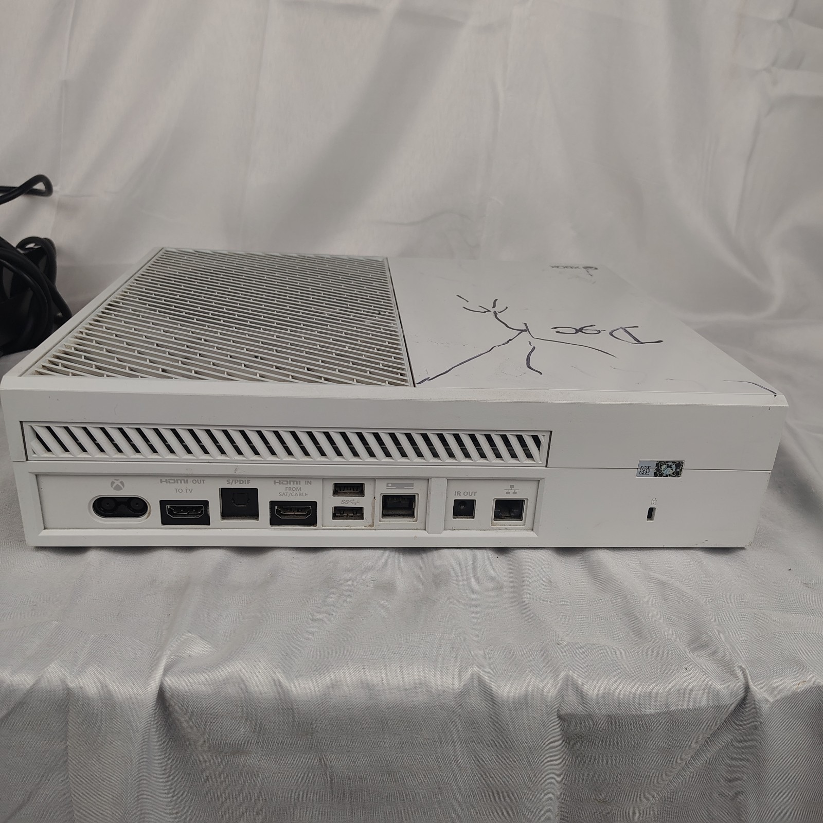 Xbox One Console 1540 500gb Bundle White Controller Power Chord Tested Working