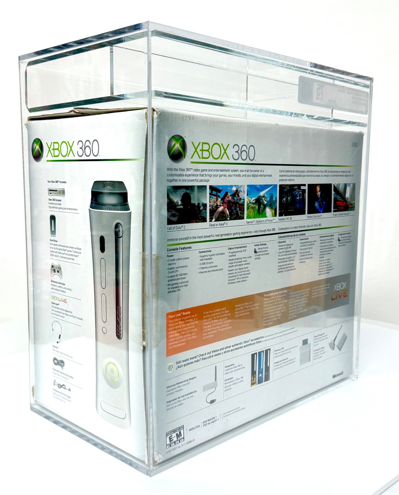 Xbox 360 Microsoft – First Release Edition Console Sealed – VGA 75 EX – NM