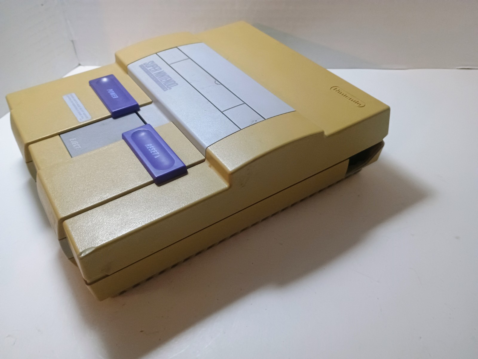 Super Nintendo SNES Console Tested Has Cosmetic Issues See Photos