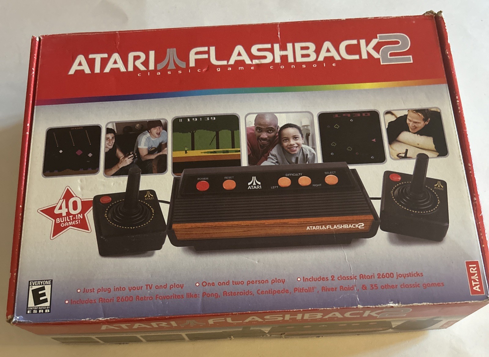 Atari Flashback 2 Console System Complete/ Tested Working!