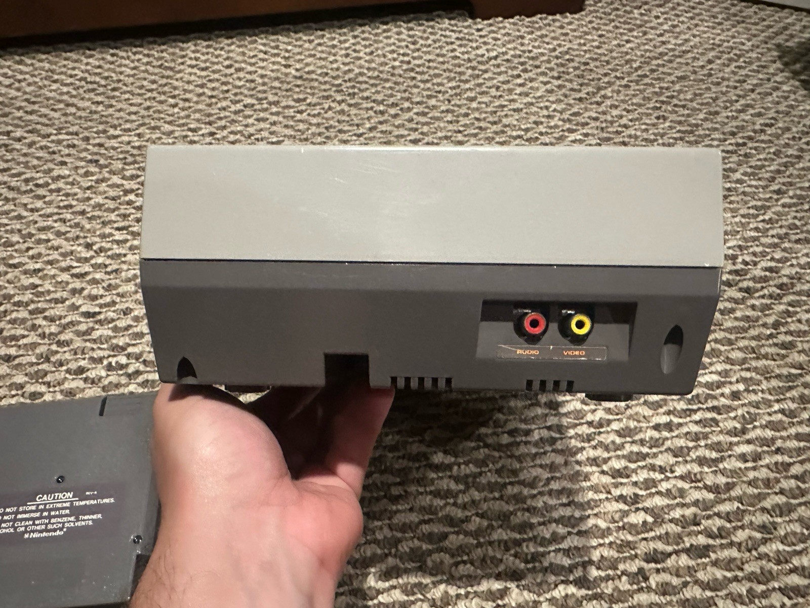 NINTENDO NES Console System Bundle Games Super Mario 1 2 3 Polished Original PIN