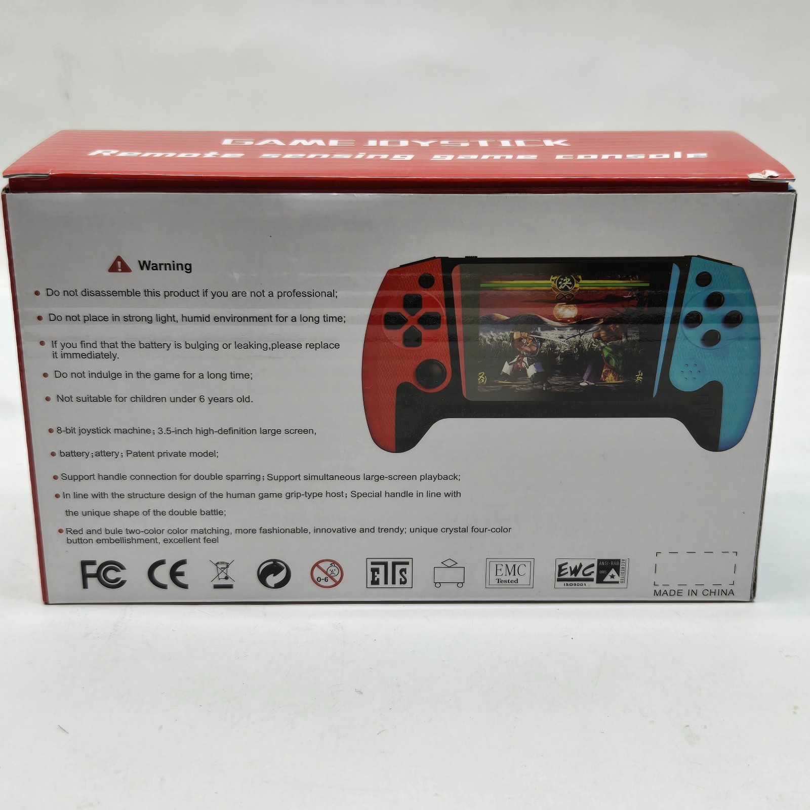 Handheld Gaming Console 3.5″ Portable 500-in-1 Classic Retro Games TV Connection