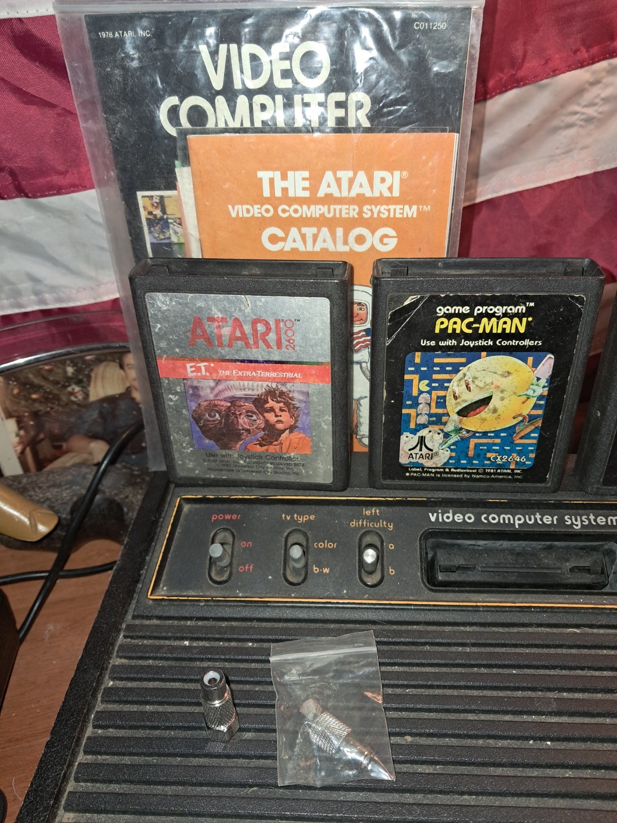 Atari Model CX 2600 39 Games And 14 Paddles