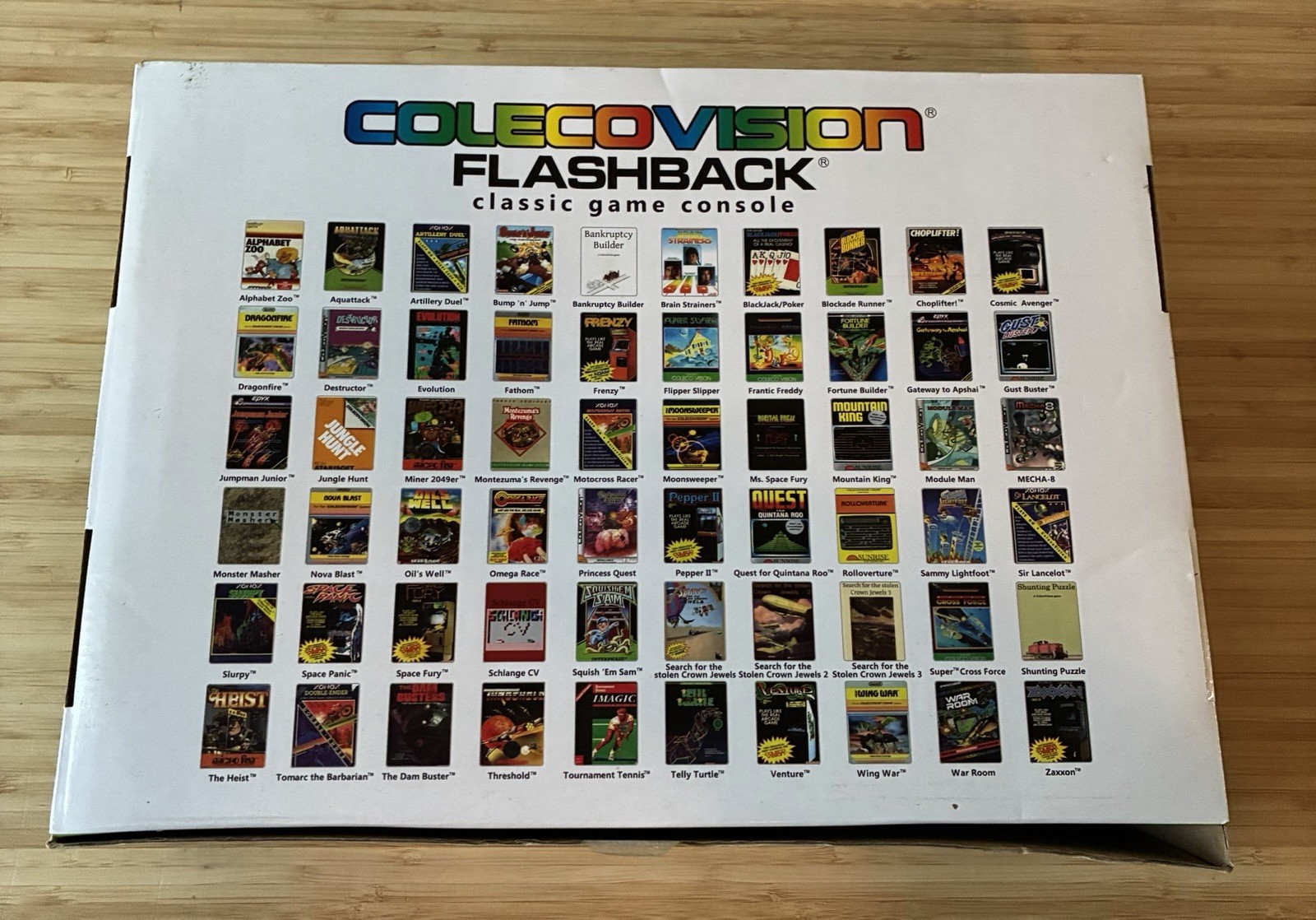 Colecovision Flashback Classic Game Console. 60 Games. ATGames CV450 Collector’s