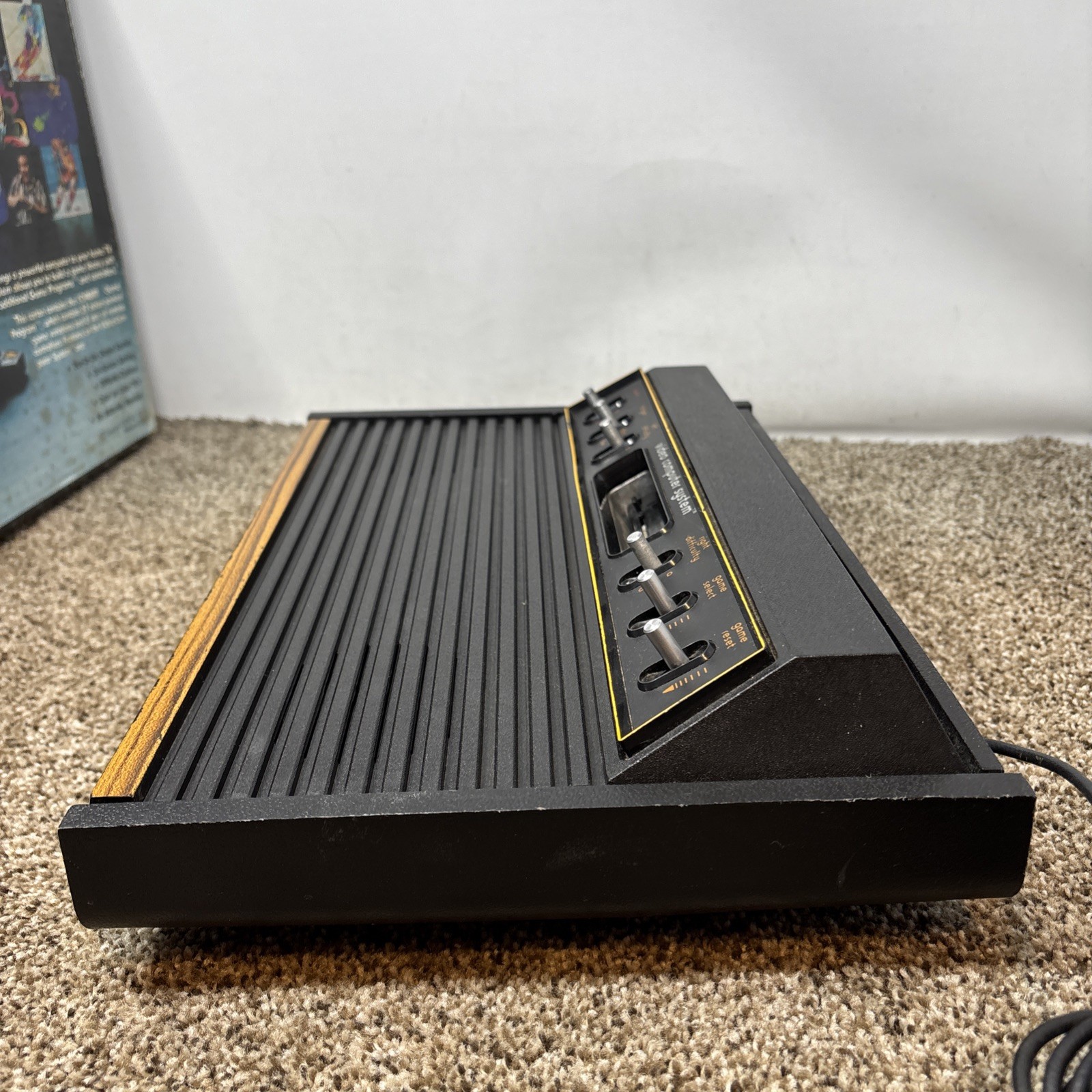 Atari 2600 Heavy Sixer Console In Box Chess Piece Box Tested Works Bundle