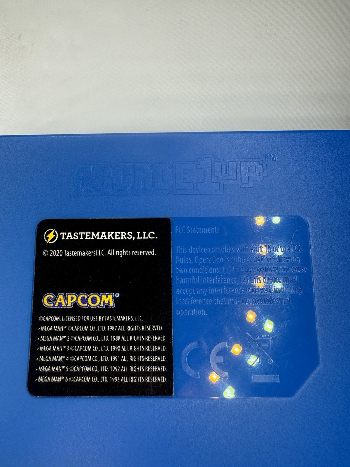 The Arcade1Up Mega Man Collection Console 6 In 1 Retro Game