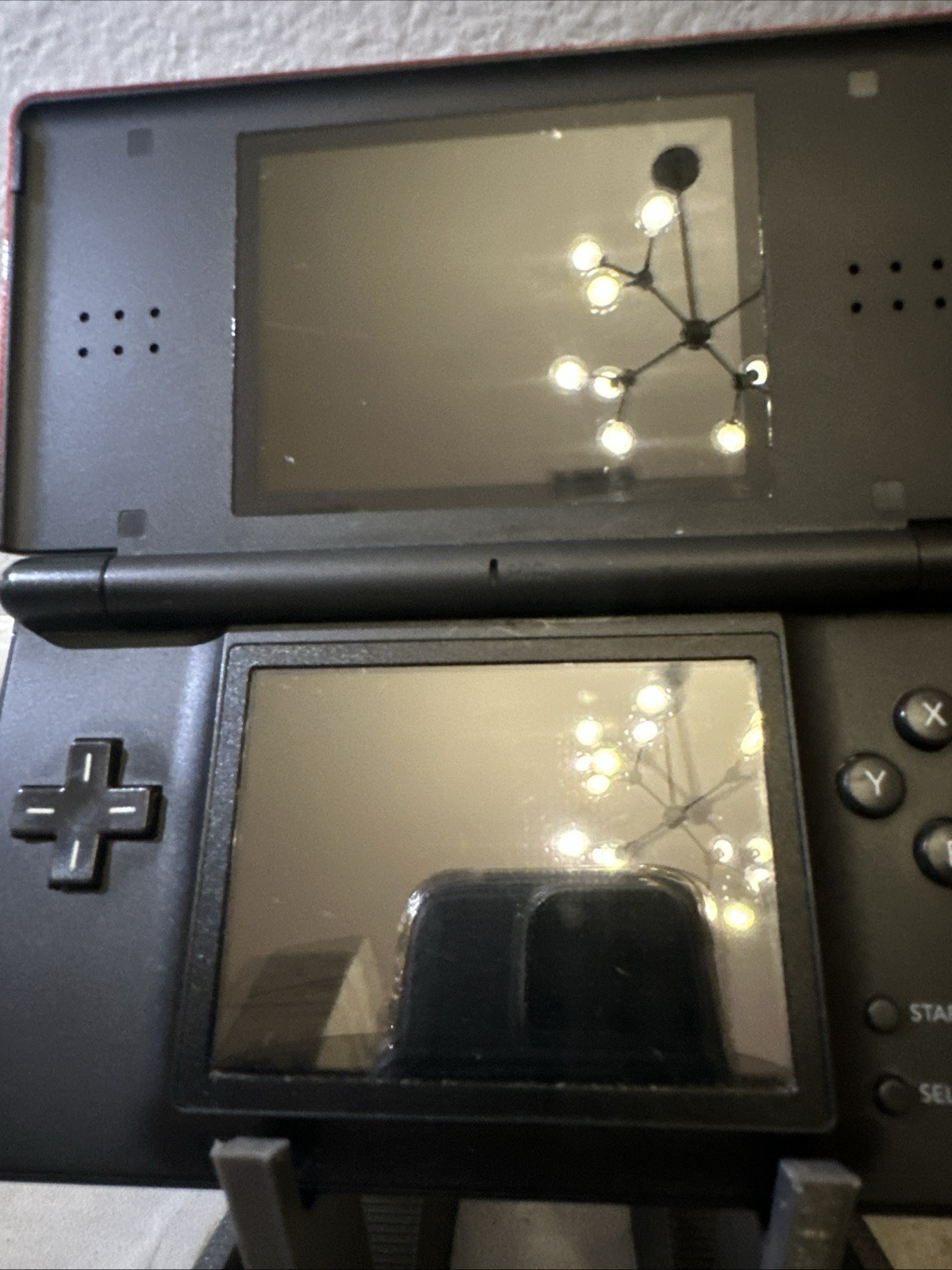 Nintendo DS Lite Handheld System Crimson Red/Black *READ DESC*