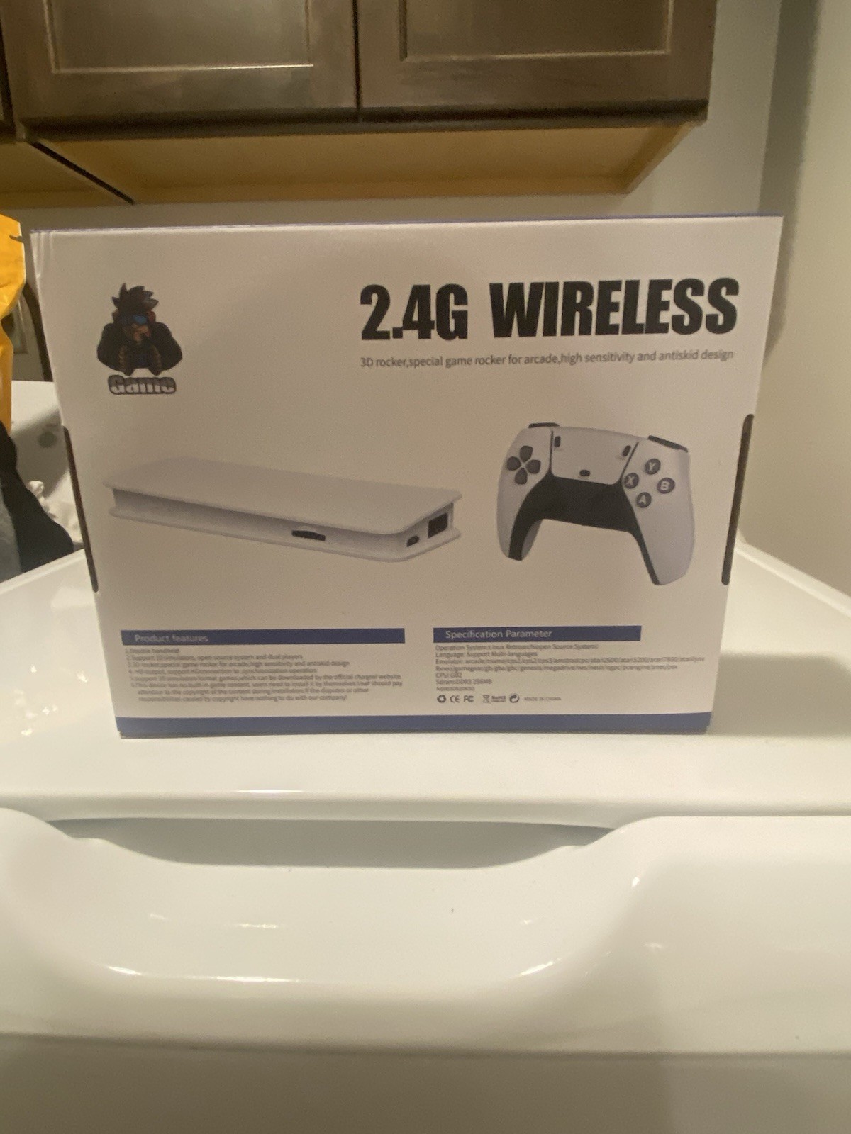 Game 2.4G Wireless Micro console HDMI Wi-Fi 64GB 4K UHD White/Black