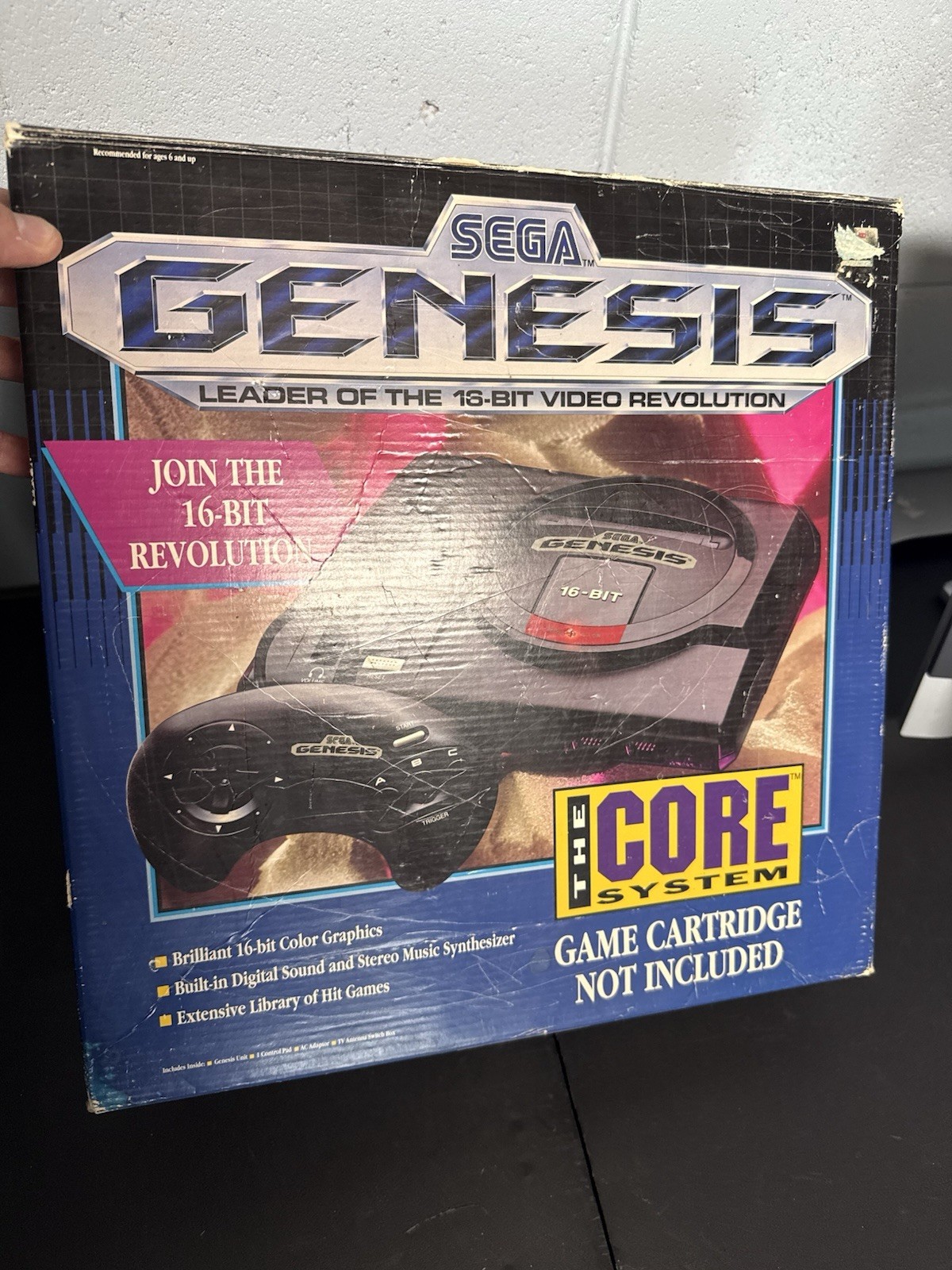 Original SEGA GENESIS Console model 1 core System with box FREE SHIPPING