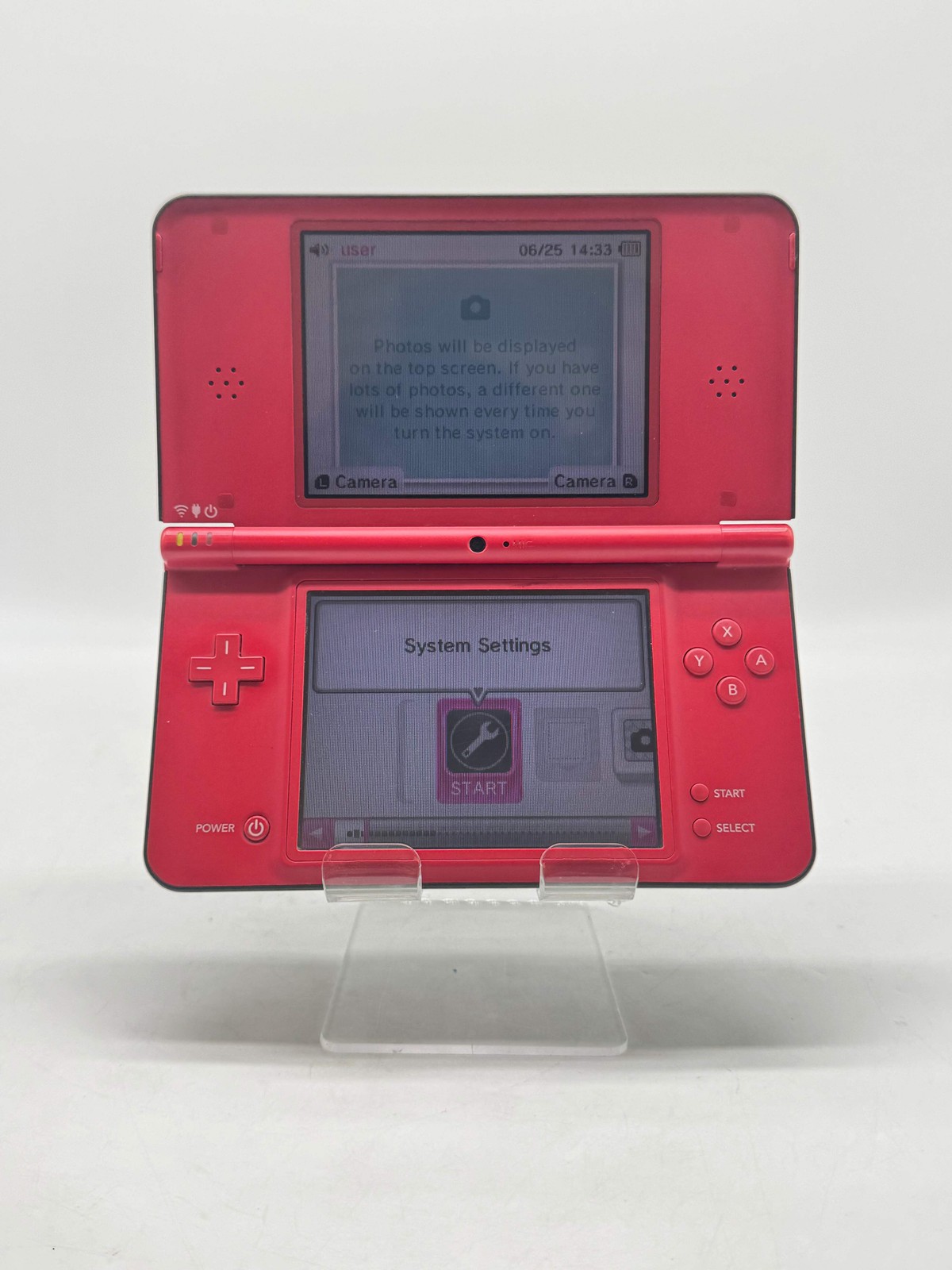 Nintendo DSi XL UTL-001 Super Mario Bros 25th Anniversary Red Used