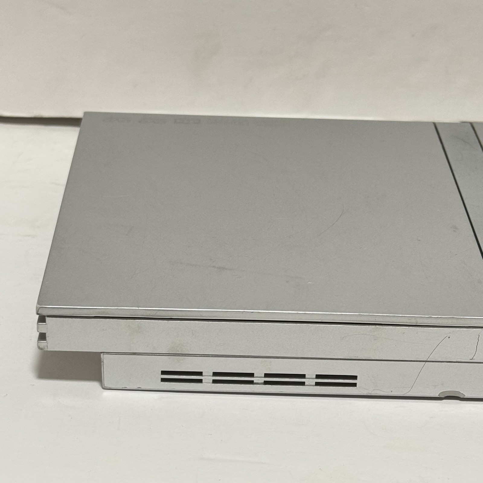Sony PS2 Slim Silver SCPH-77001 Console W/ Av Cable And Game