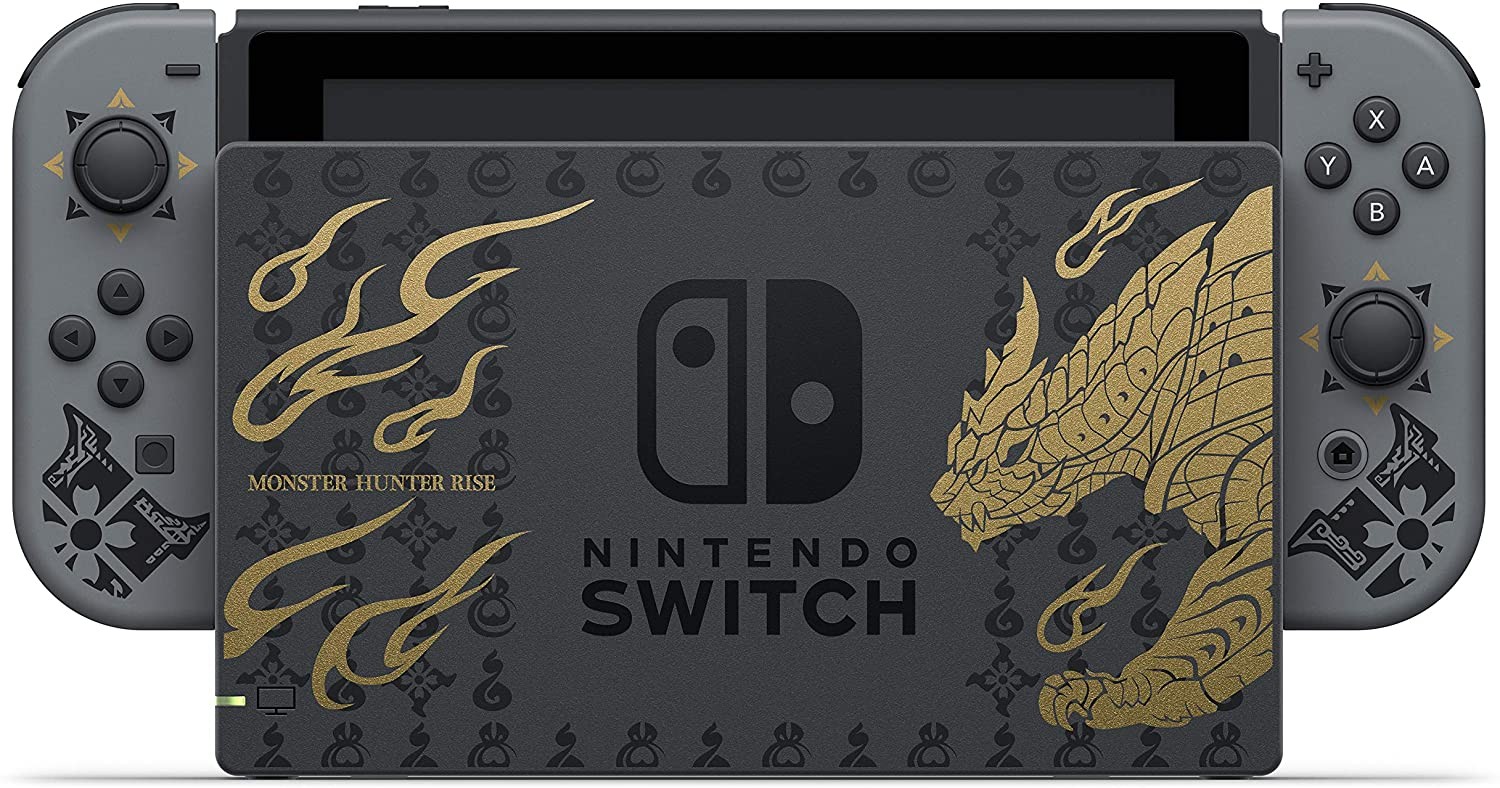 Nintendo Switch Console – Monster Hunter Rise [Deluxe Edition Magnamalo] NEW