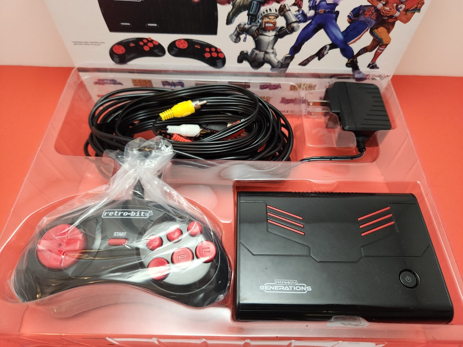Open Box – Retro Bit Generations – Home Console – 90 Games – Wired Controllers