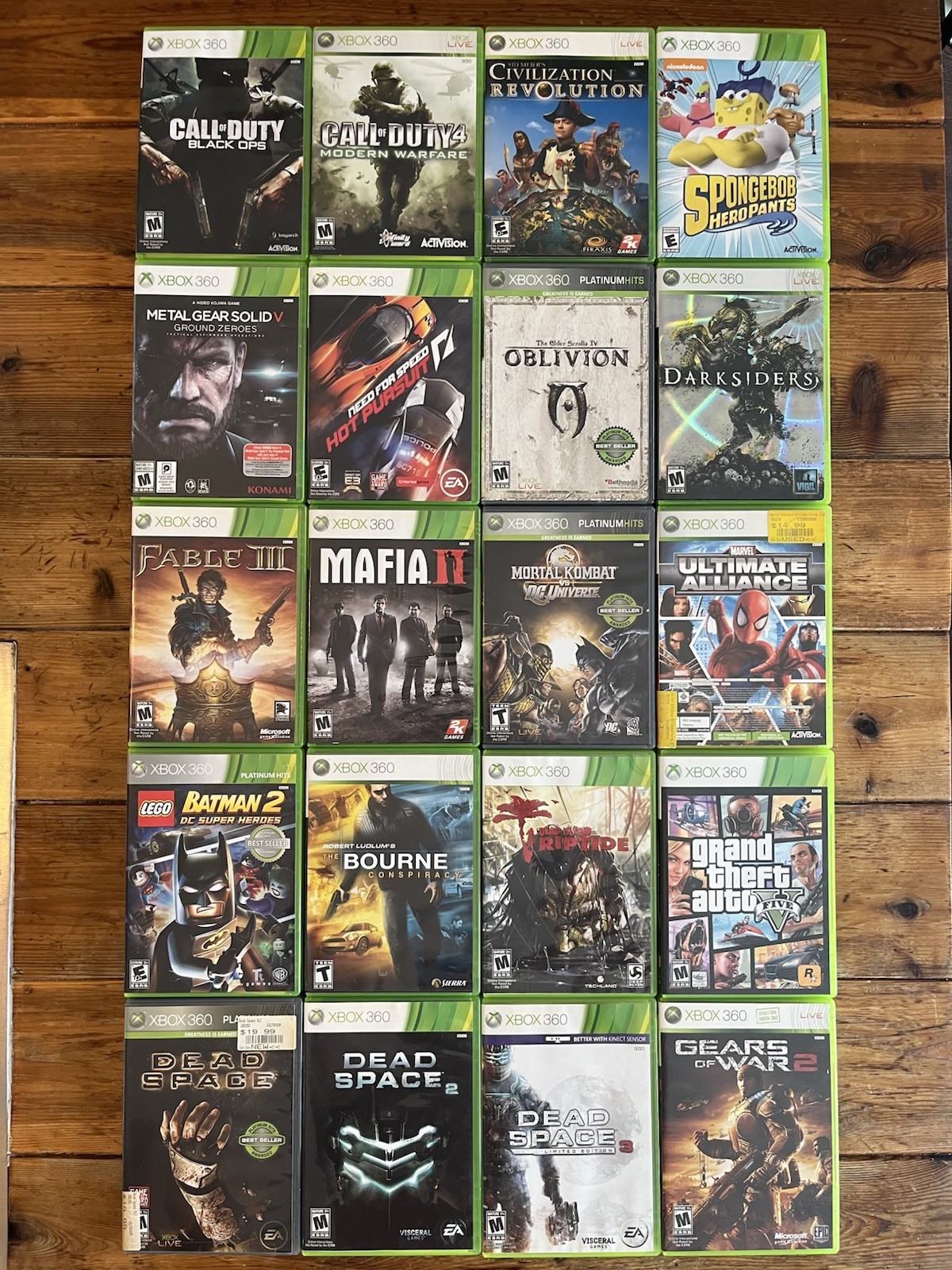 Microsoft Xbox 360 Console Bundle 20 Games Gears Dead Space Lego Batman & More‼️