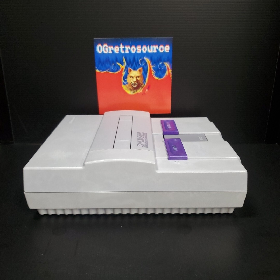 Original Super Nintendo SNES Console SNS-001 System W/2 CTR – CPTL Restored!!