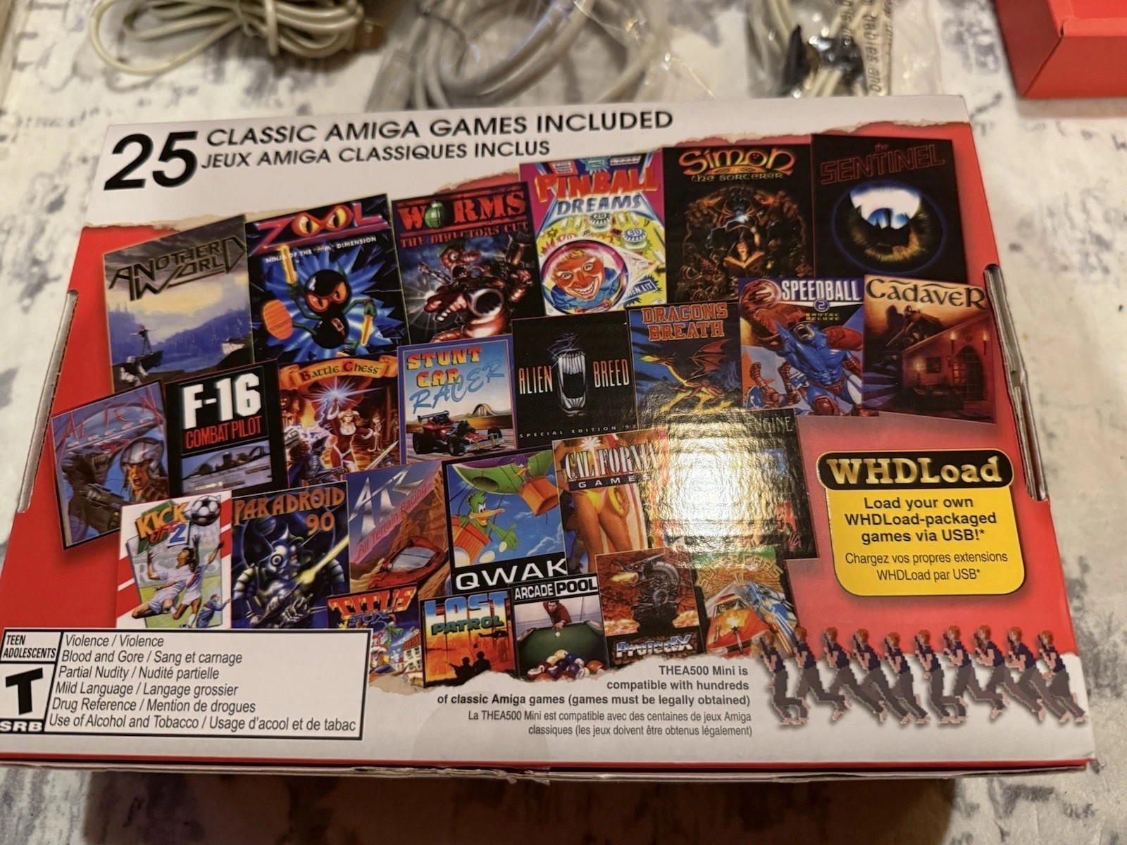 The A500 Mini (25 Amiga games)