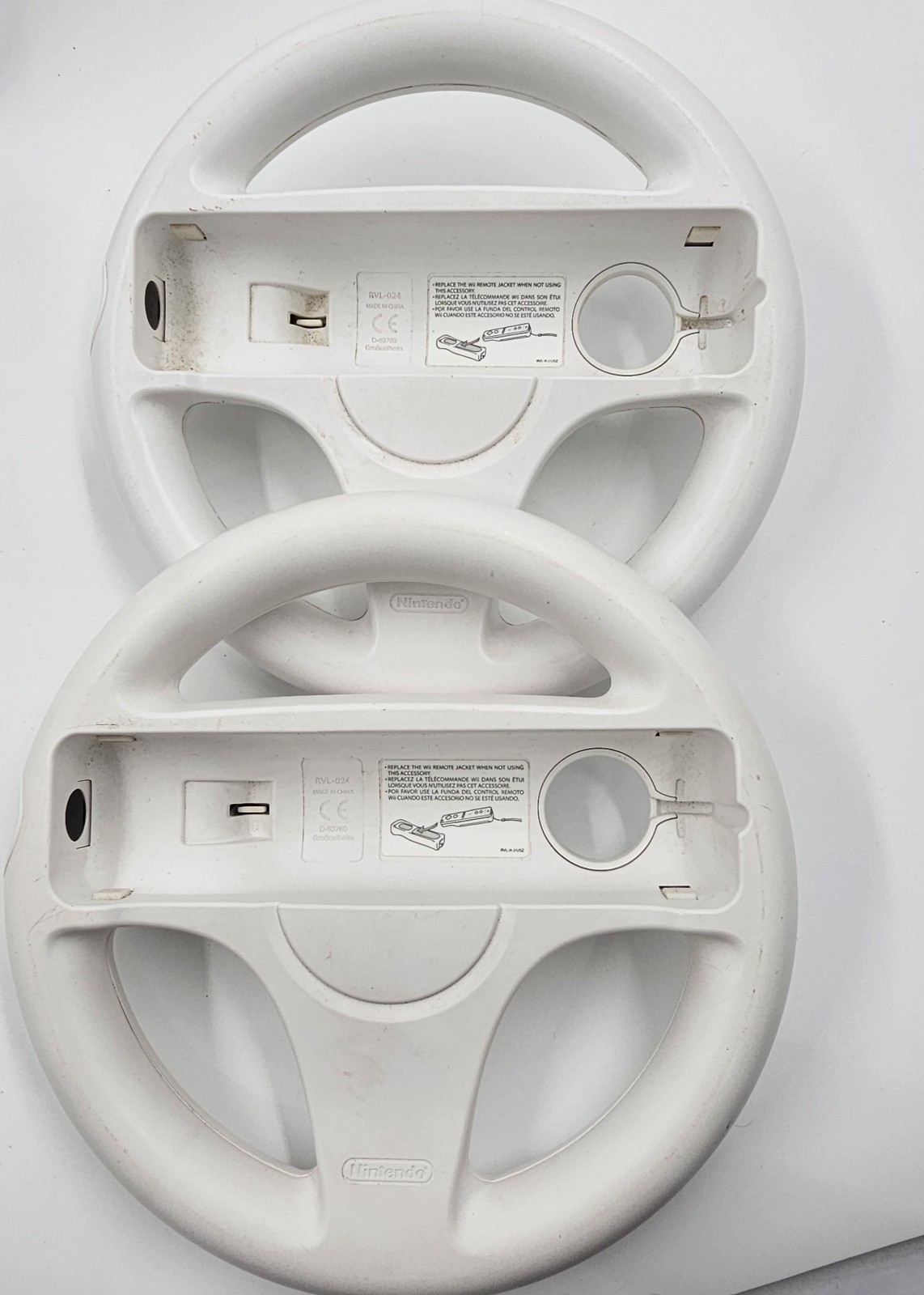Nintendo Wii Console Bundle 2 Wii Remotes Nunchuks Classic Pro Wheels Tested