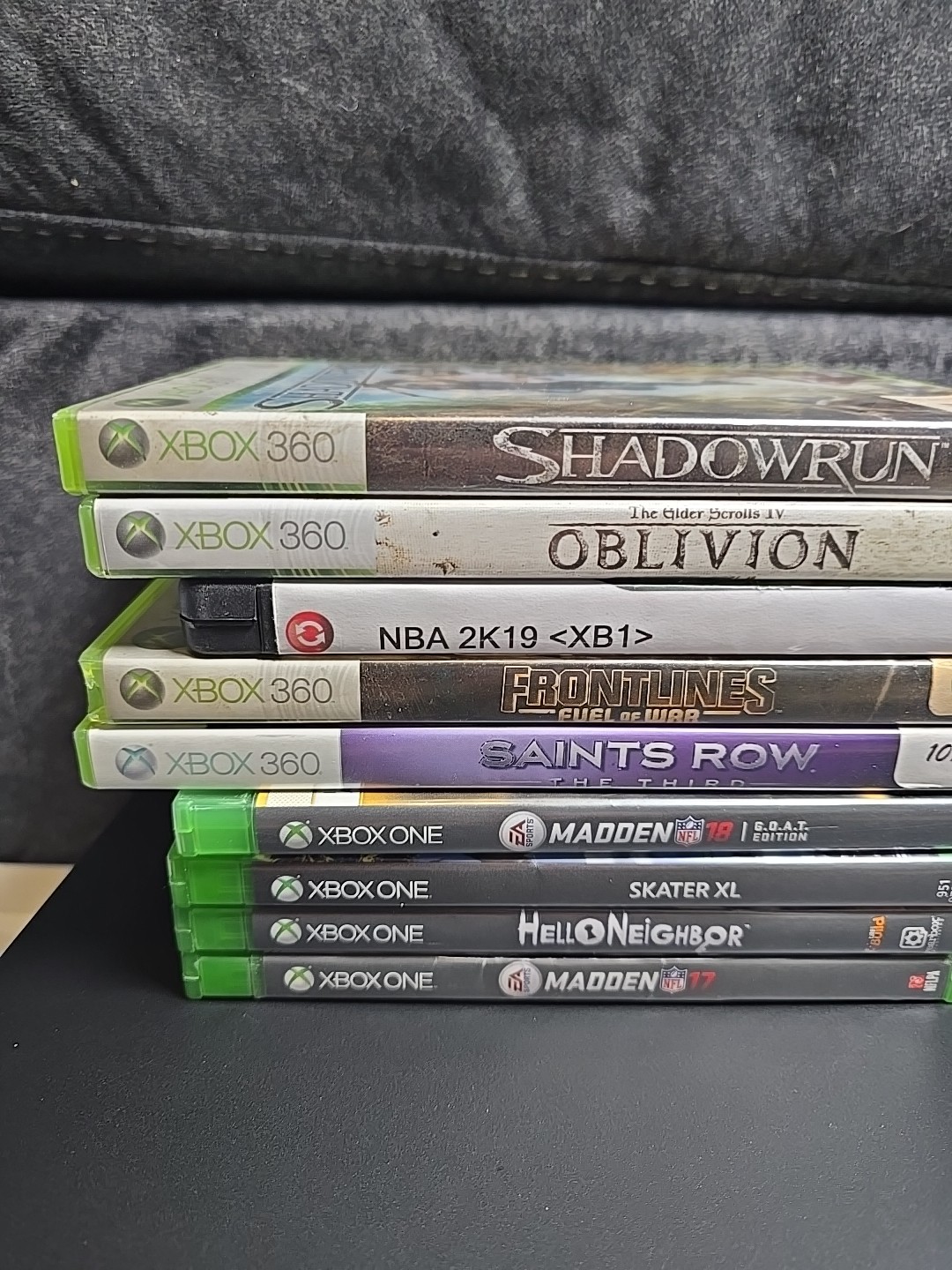 Microsoft Xbox One X 1TB Console Model 1787 Bundle + 1 Controller 9 Games