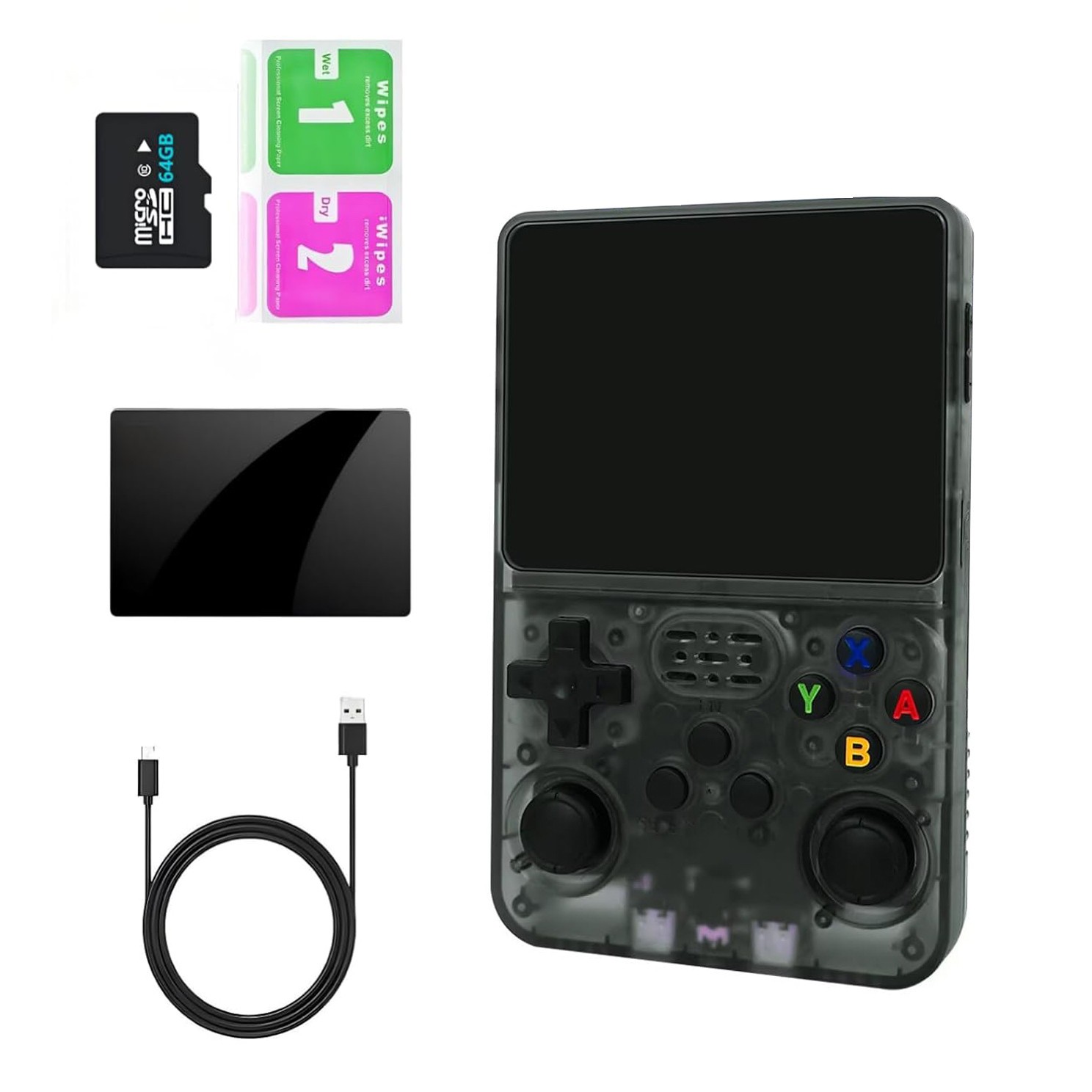 Handheld Game Console Emulator 3.5″ Color Screen Linux System 64G TF Card