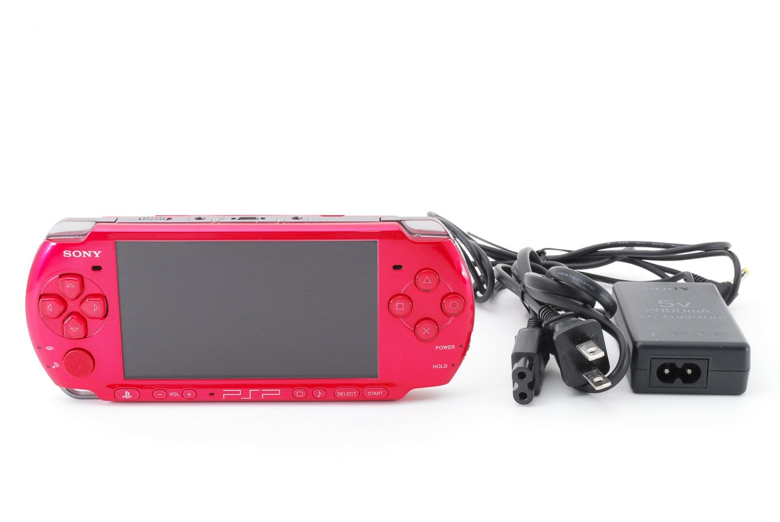Sony PSP 3000 Launch Edition Radiant Red Handheld System Console [Excellent]