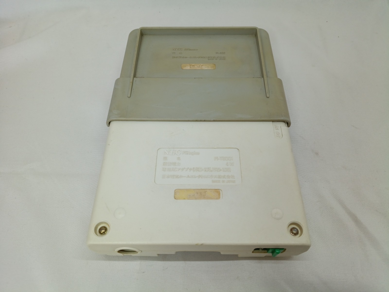 PC Engine console AV Booster Turbo Pad Controller R-Type I &II set NTSC-J Tested