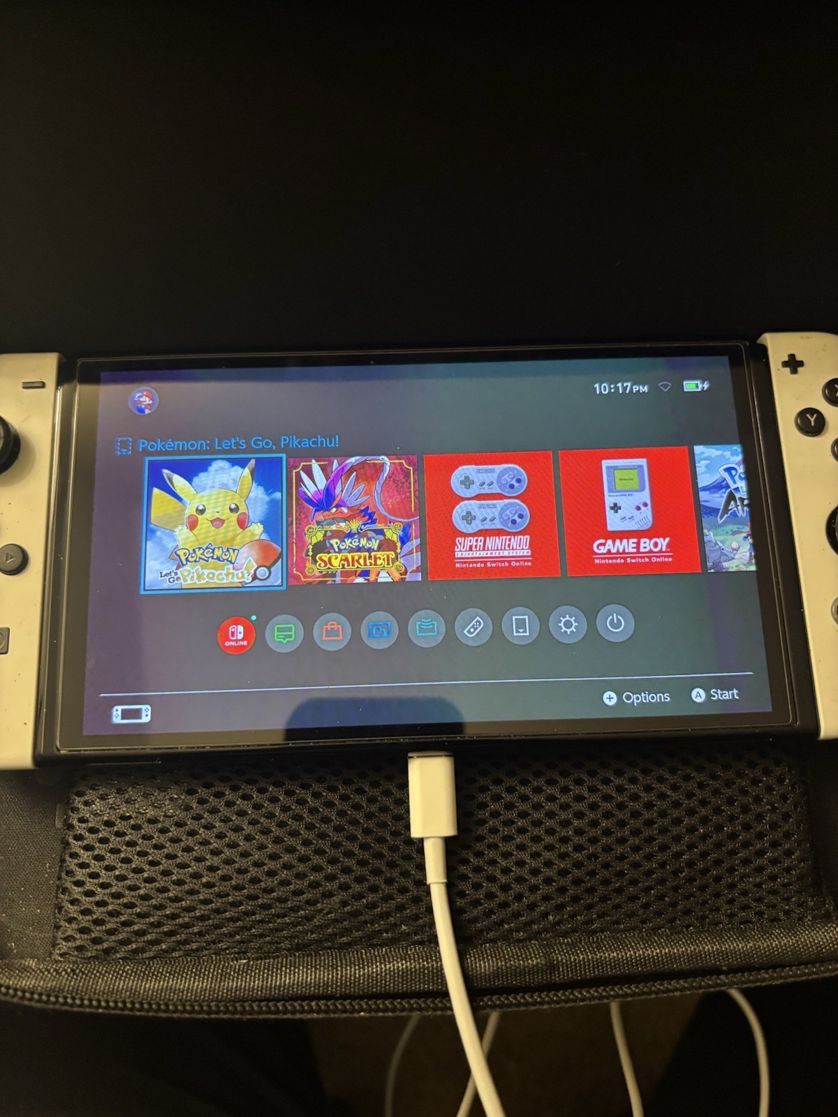 Nintendo Switch OLED Model White Console Wi-Fi Capability USB-C Handheld System